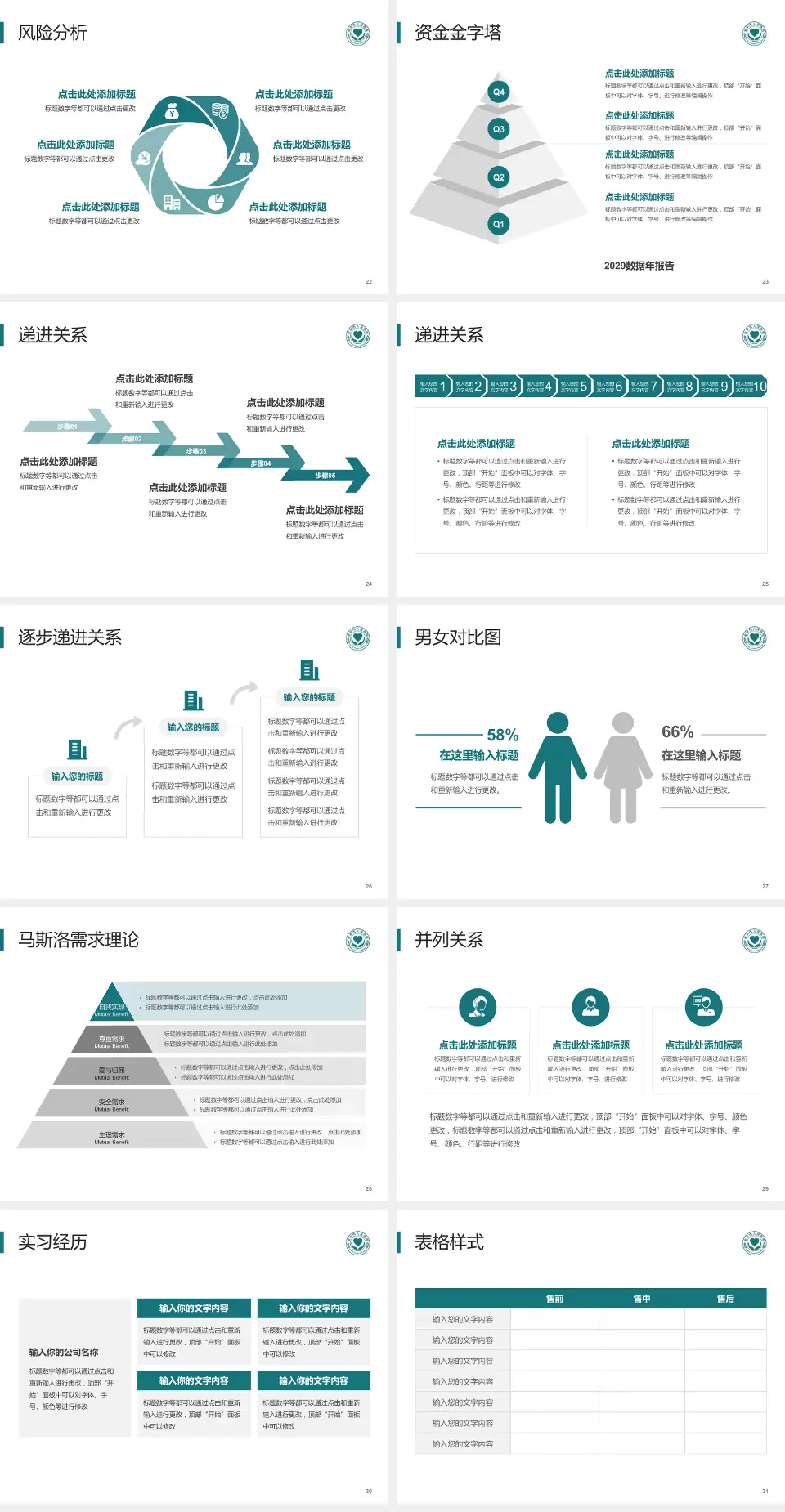 金华市人民医院项目申请与汇报PPT模板4:3格式幻灯片预览图4