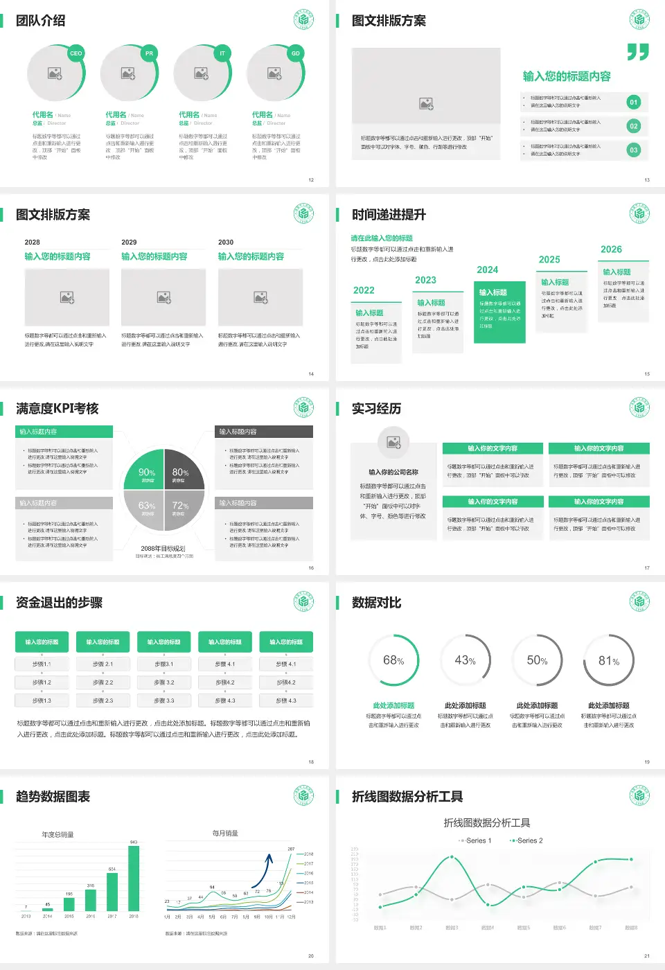 诸暨市人民医院培训与教育PPT模板16:9格式幻灯片预览图3