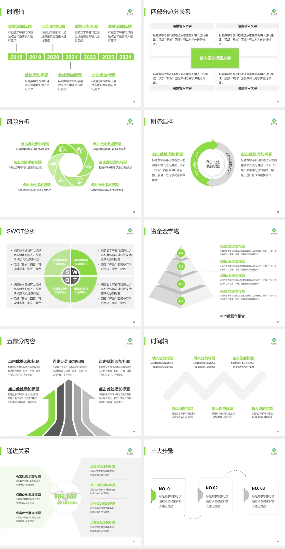 衢州市第二人民医院患者教育与指导PPT模板4:3格式幻灯片预览图4