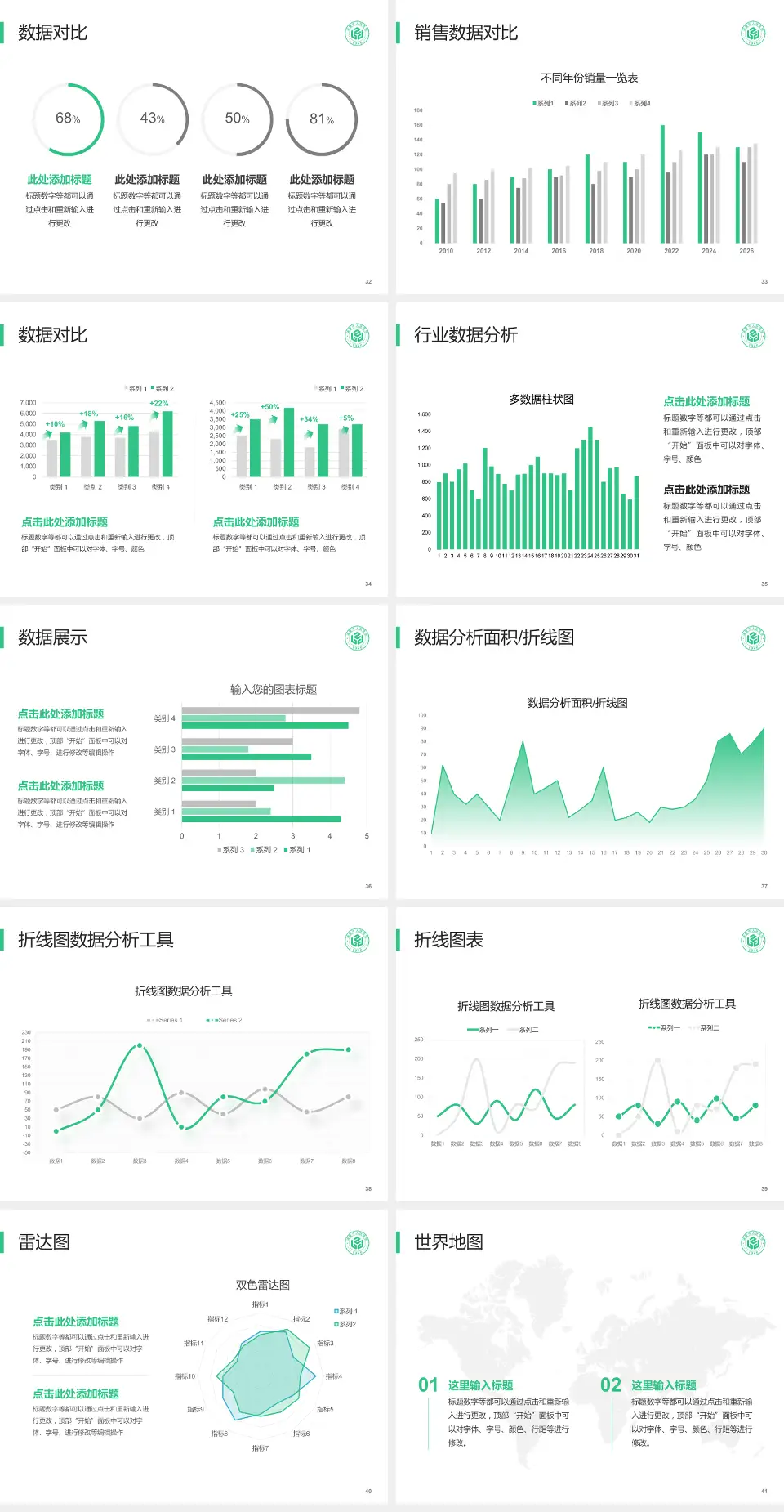 诸暨市人民医院会议与研讨会PPT模板4:3格式幻灯片预览图5