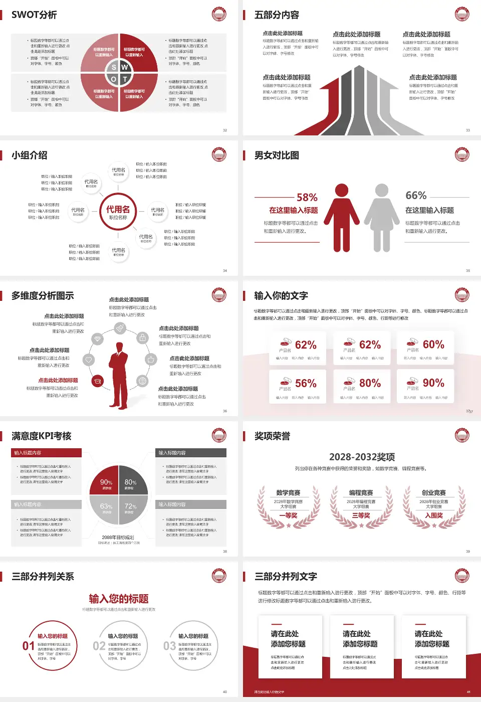 保定市第一医院医疗行业比赛专用PPT模板16:9格式幻灯片预览图5