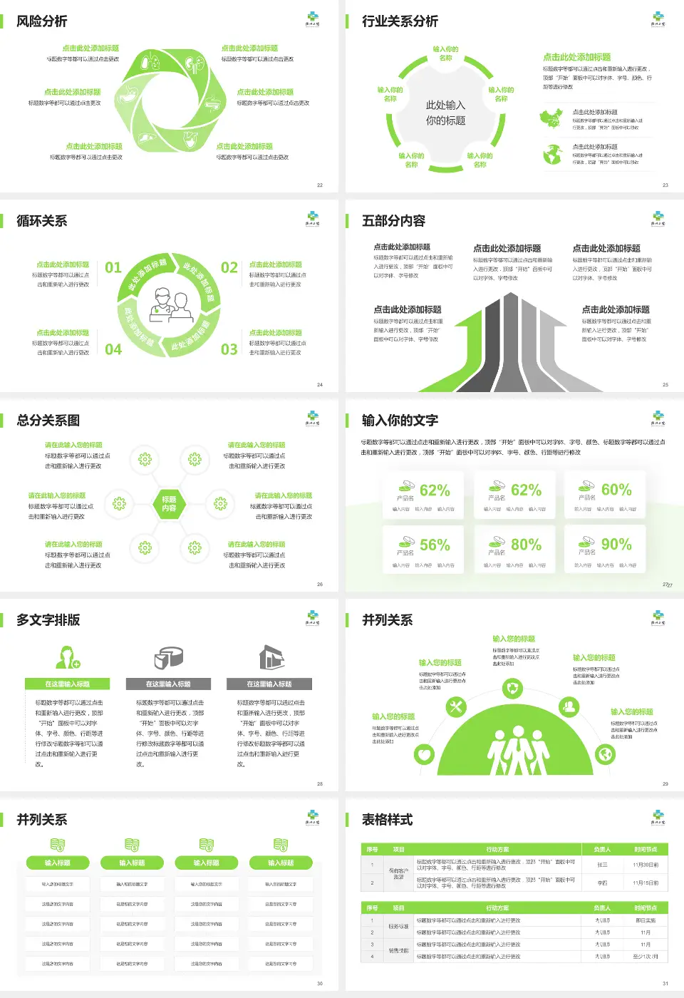 衢州市第二人民医院科室介绍与推广PPT模板16:9格式幻灯片预览图4