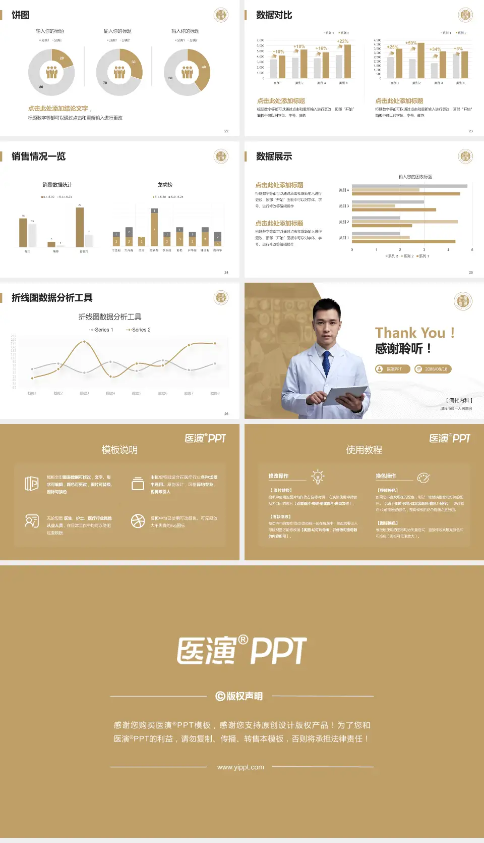 温岭市第一人民医院病例分享与讨论PPT模板16:9格式幻灯片预览图4