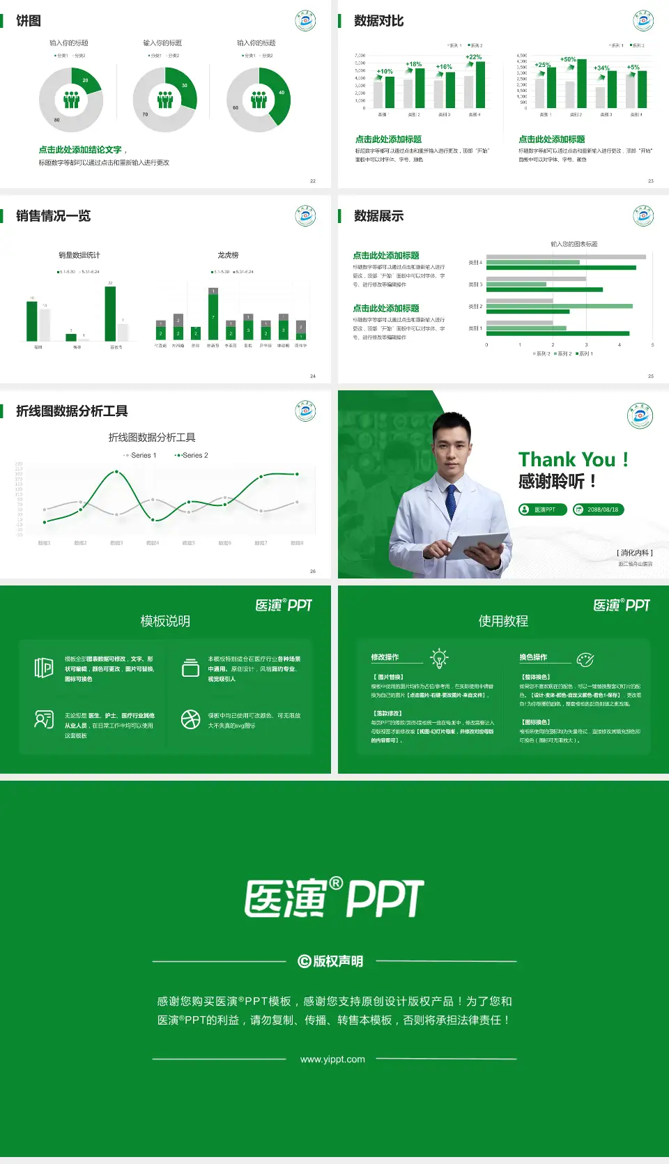 浙江省舟山医院病例分享与讨论PPT模板16:9格式幻灯片预览图4