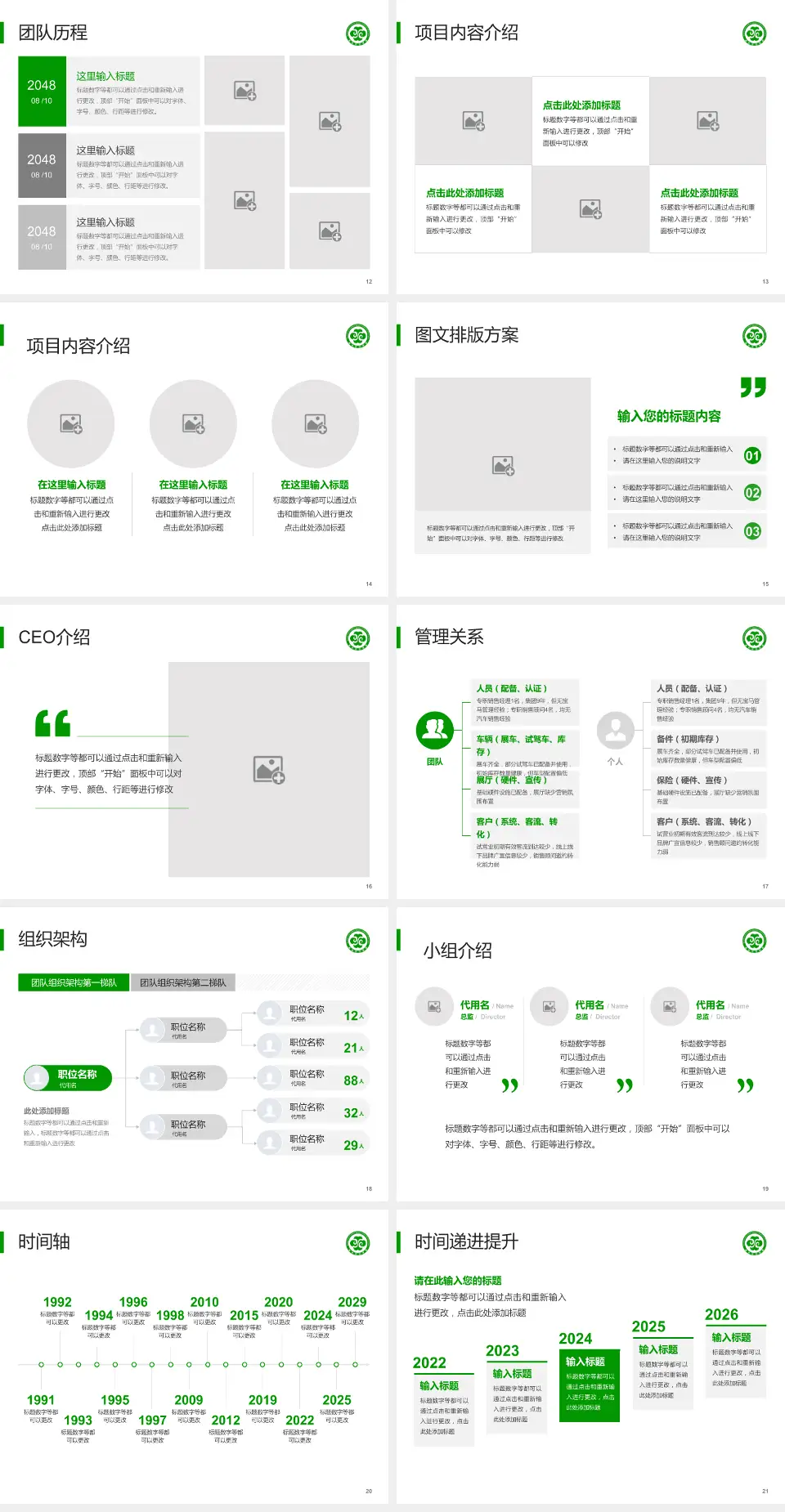 湖州市中医院医院管理报告PPT模板4:3格式幻灯片预览图3