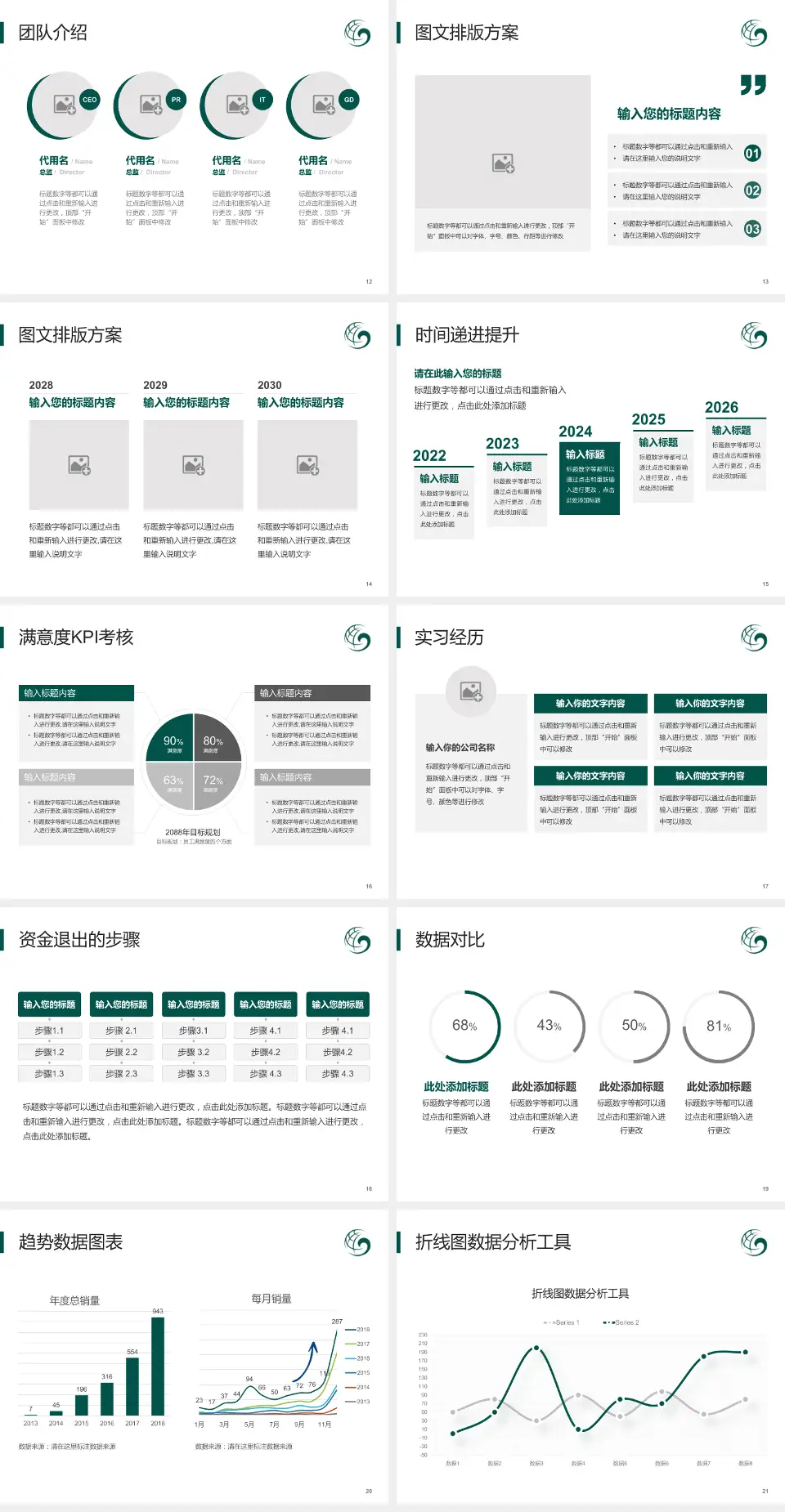 保定市第一中医院培训与教育PPT模板4:3格式幻灯片预览图3