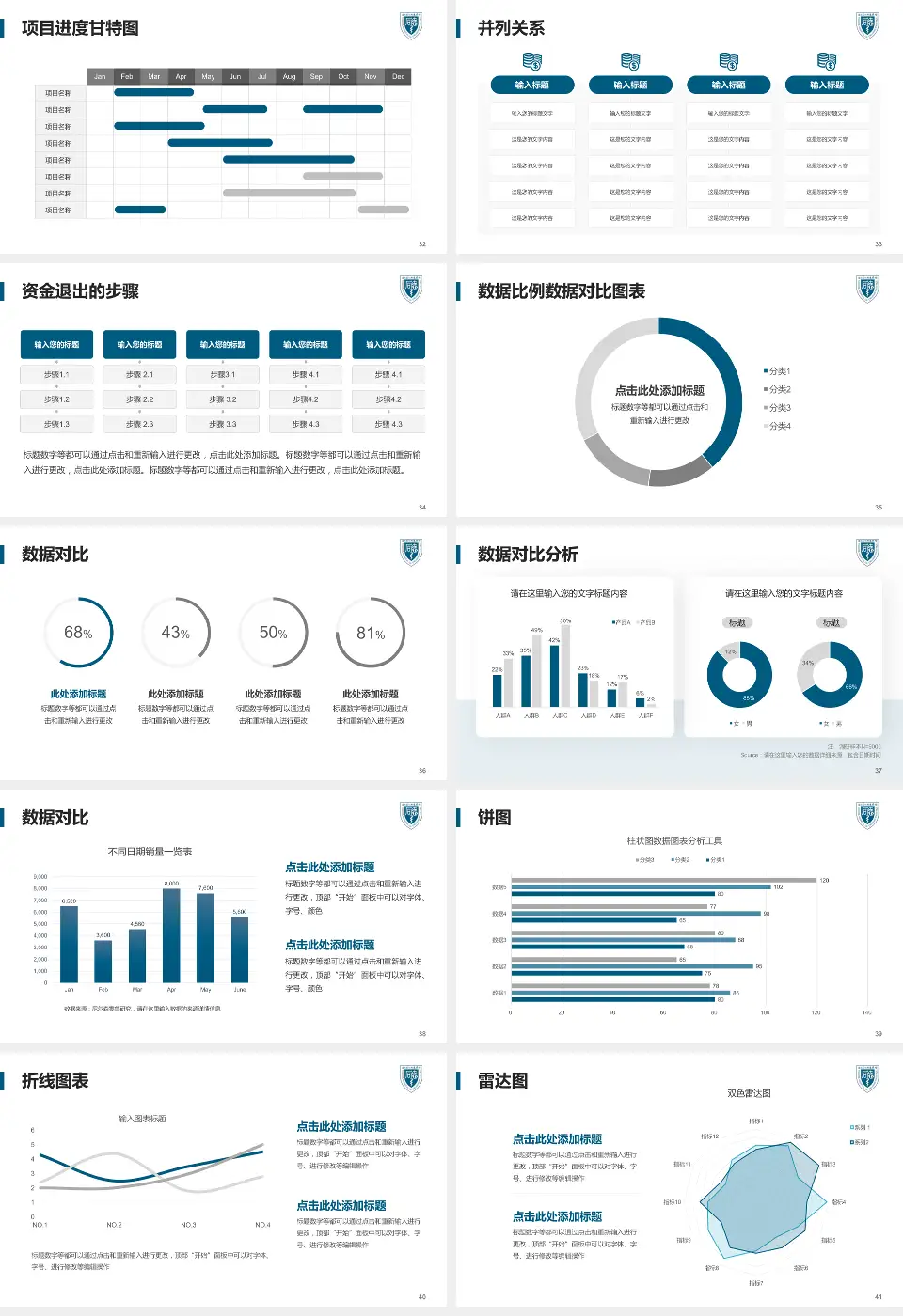 浙江省立同德医院项目申请与汇报PPT模板16:9格式幻灯片预览图5