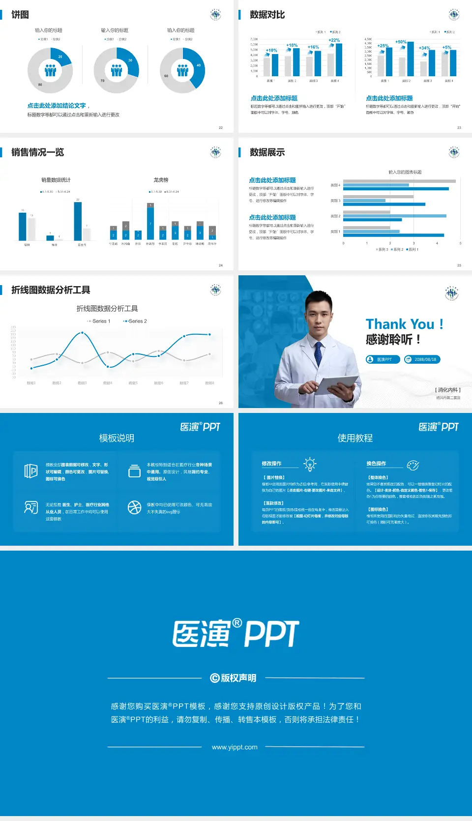 绍兴市第二医院病例分享与讨论PPT模板16:9格式幻灯片预览图4