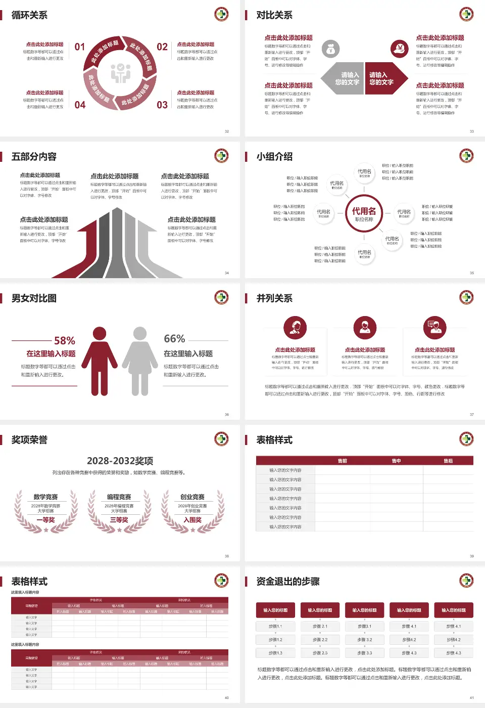 温州市中医院六虹桥院区医院简介/日常通用PPT模板16:9格式幻灯片预览图5