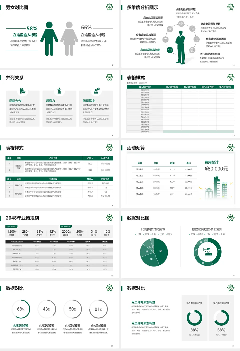 瑞安市人民医院财务与预算报告PPT模板16:9格式幻灯片预览图3