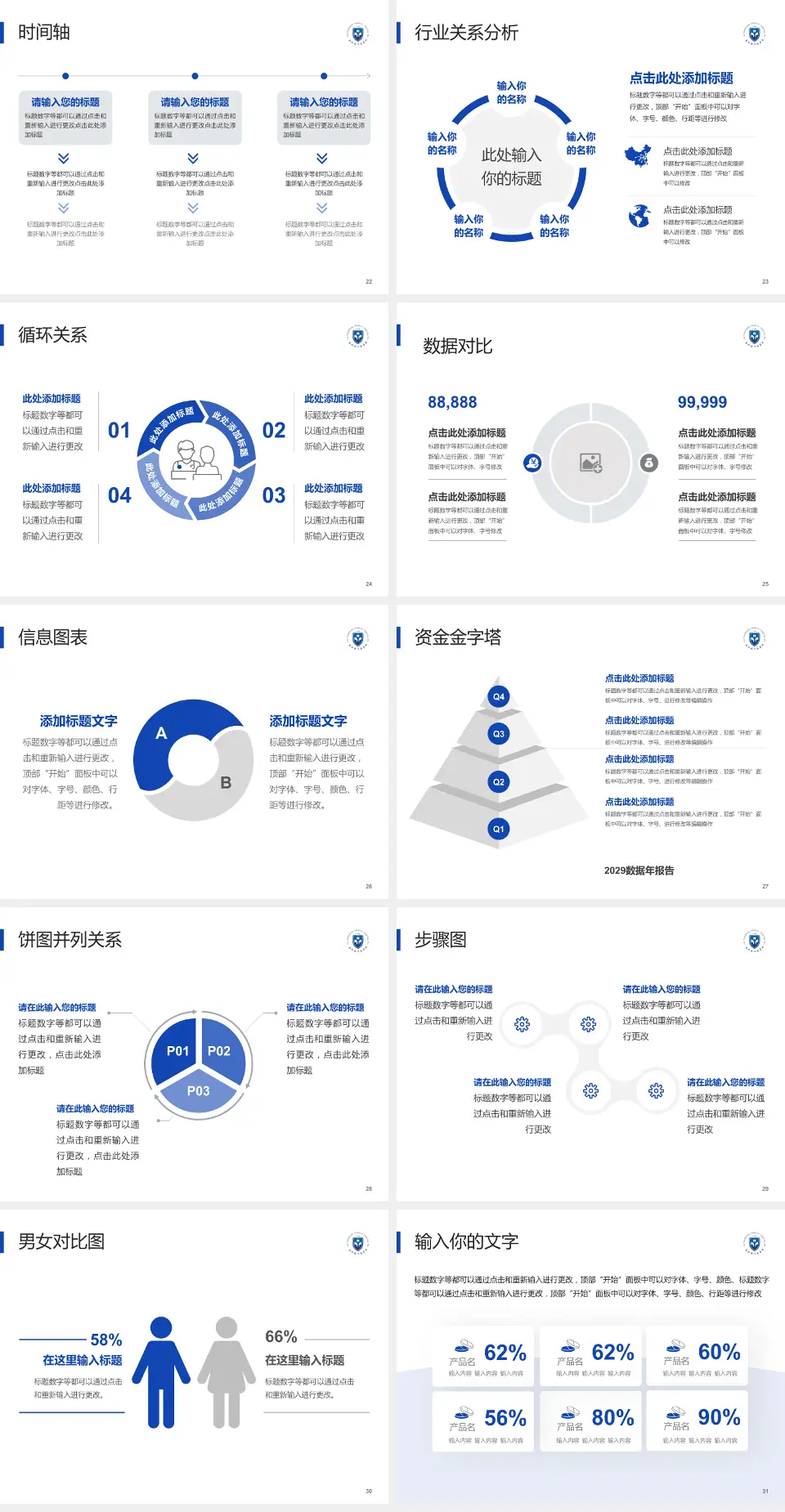 长兴县人民医院医院管理报告PPT模板4:3格式幻灯片预览图4