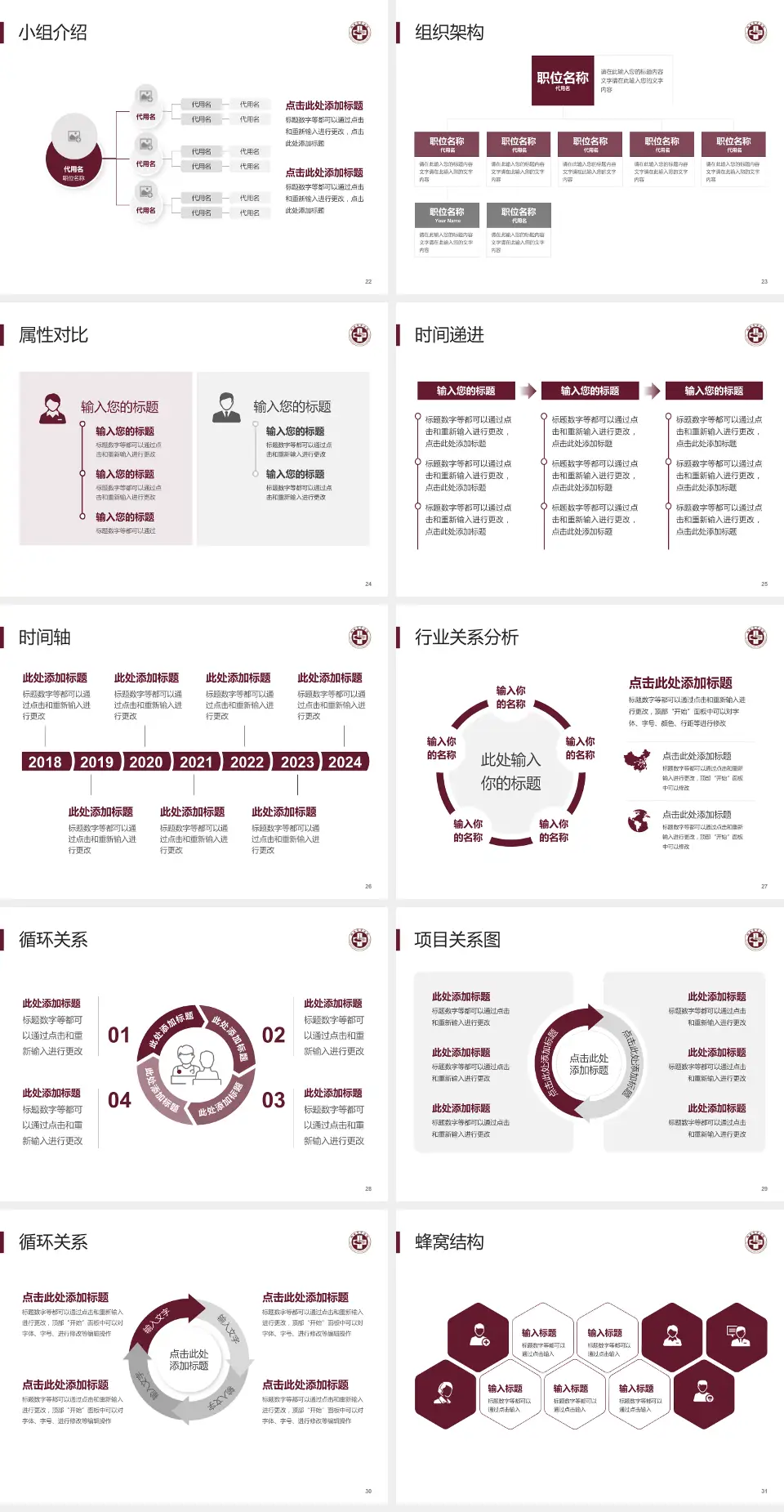 瑞安市中医院品管圈PDCA演示专用PPT模板4:3格式幻灯片预览图4