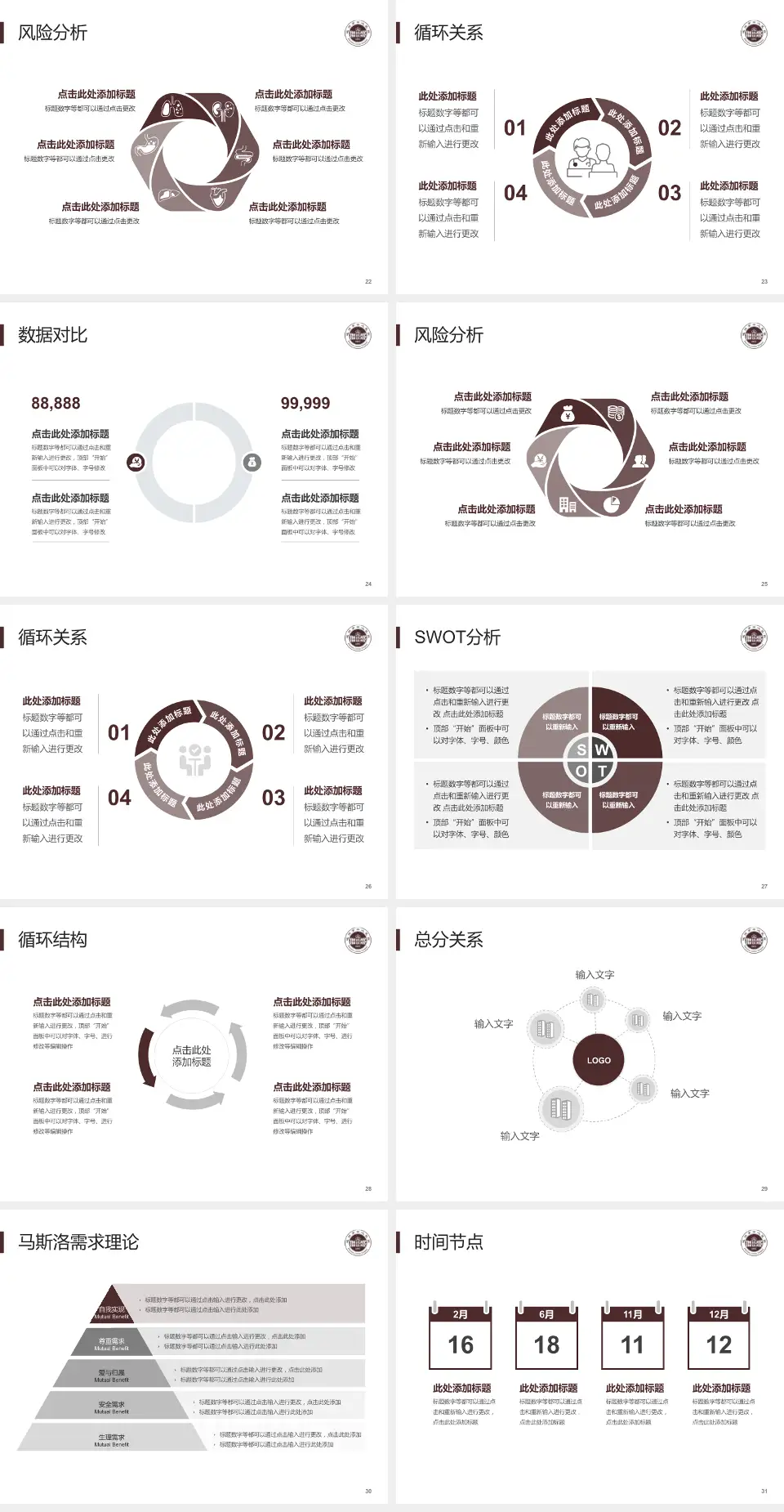 温州市中心医院科研成果展示PPT模板4:3格式幻灯片预览图4