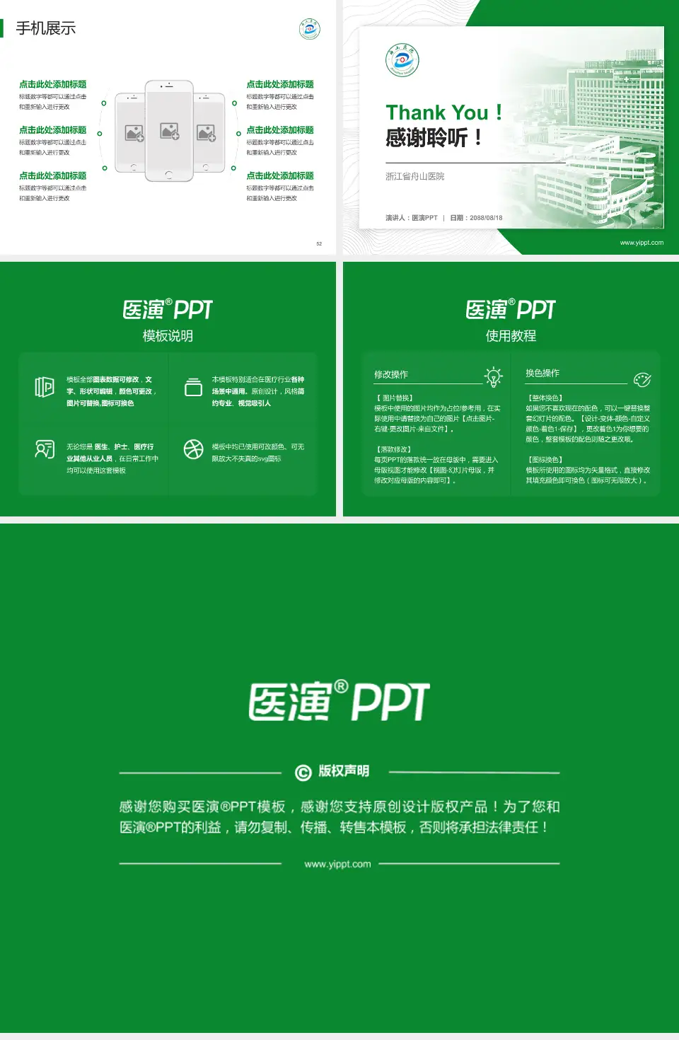 浙江省舟山医院医院管理报告PPT模板4:3格式幻灯片预览图7