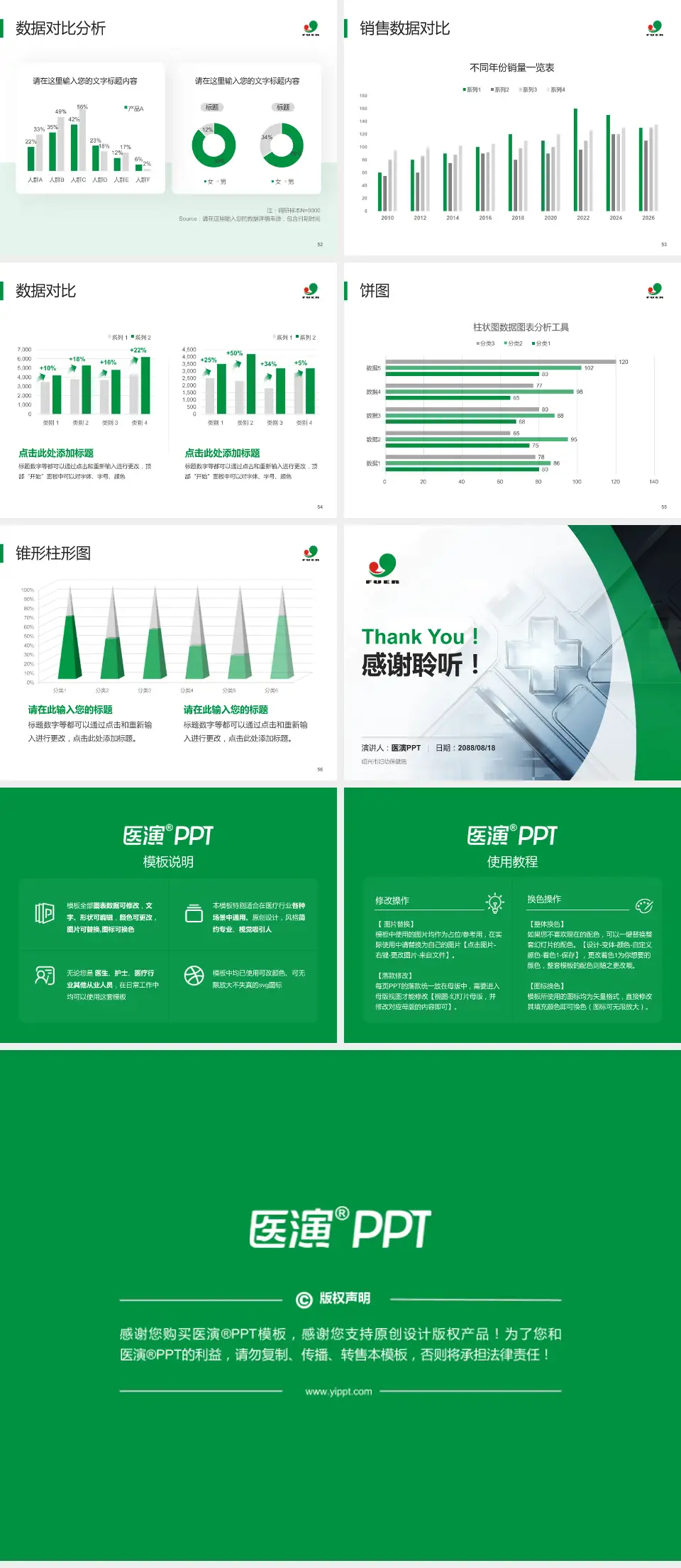 绍兴市妇幼保健院医疗行业比赛专用PPT模板4:3格式幻灯片预览图7