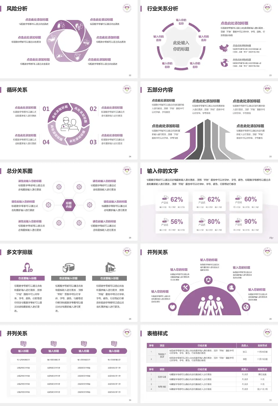 衢州市第三医院科室介绍与推广PPT模板16:9格式幻灯片预览图4