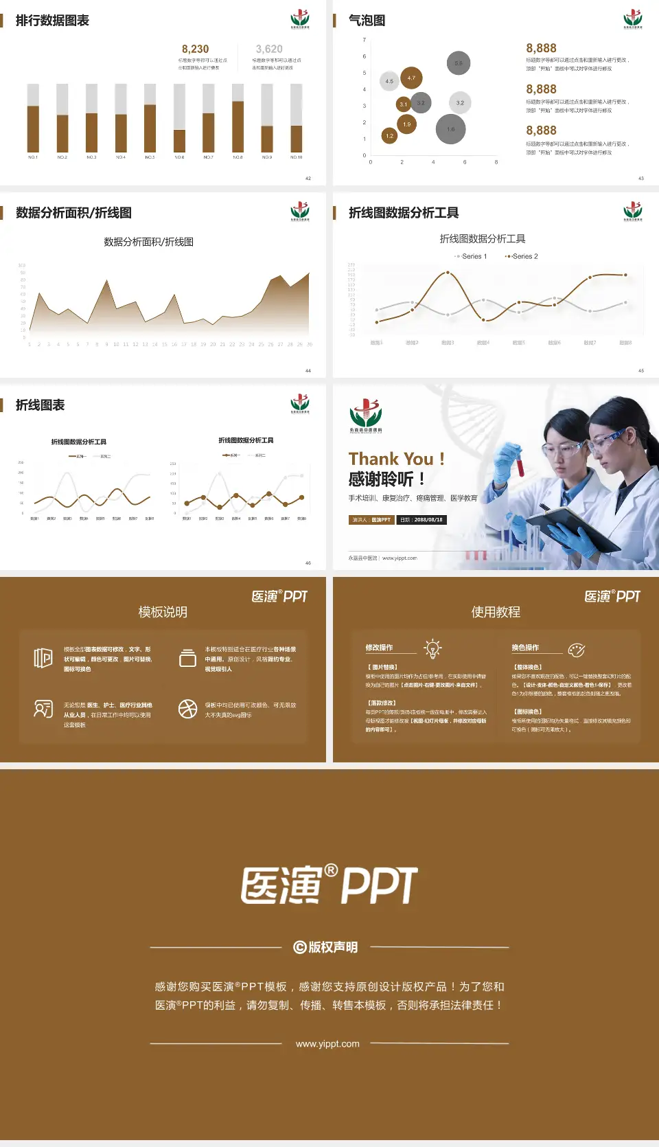 永嘉县中医院科研成果展示PPT模板16:9格式幻灯片预览图6