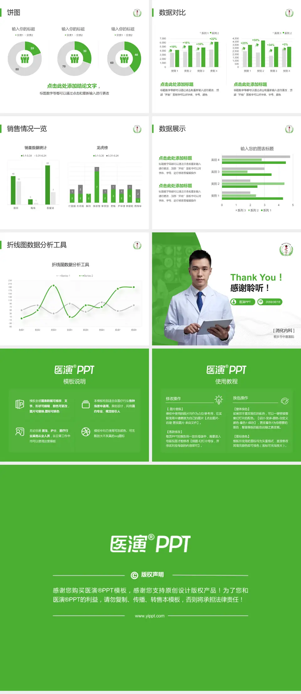 桐乡市中医医院病例分享与讨论PPT模板4:3格式幻灯片预览图4