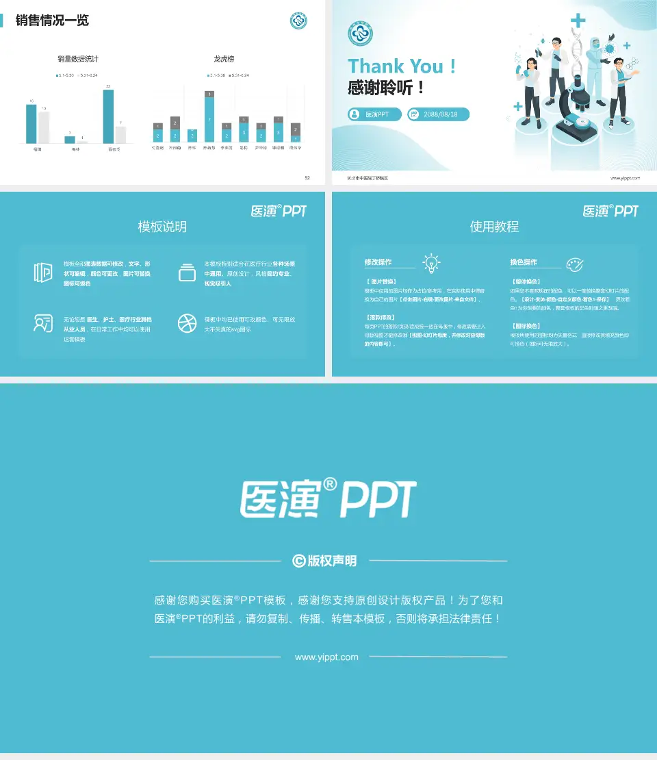 杭州市中医院丁桥院区品管圈PDCA演示专用PPT模板16:9格式幻灯片预览图7