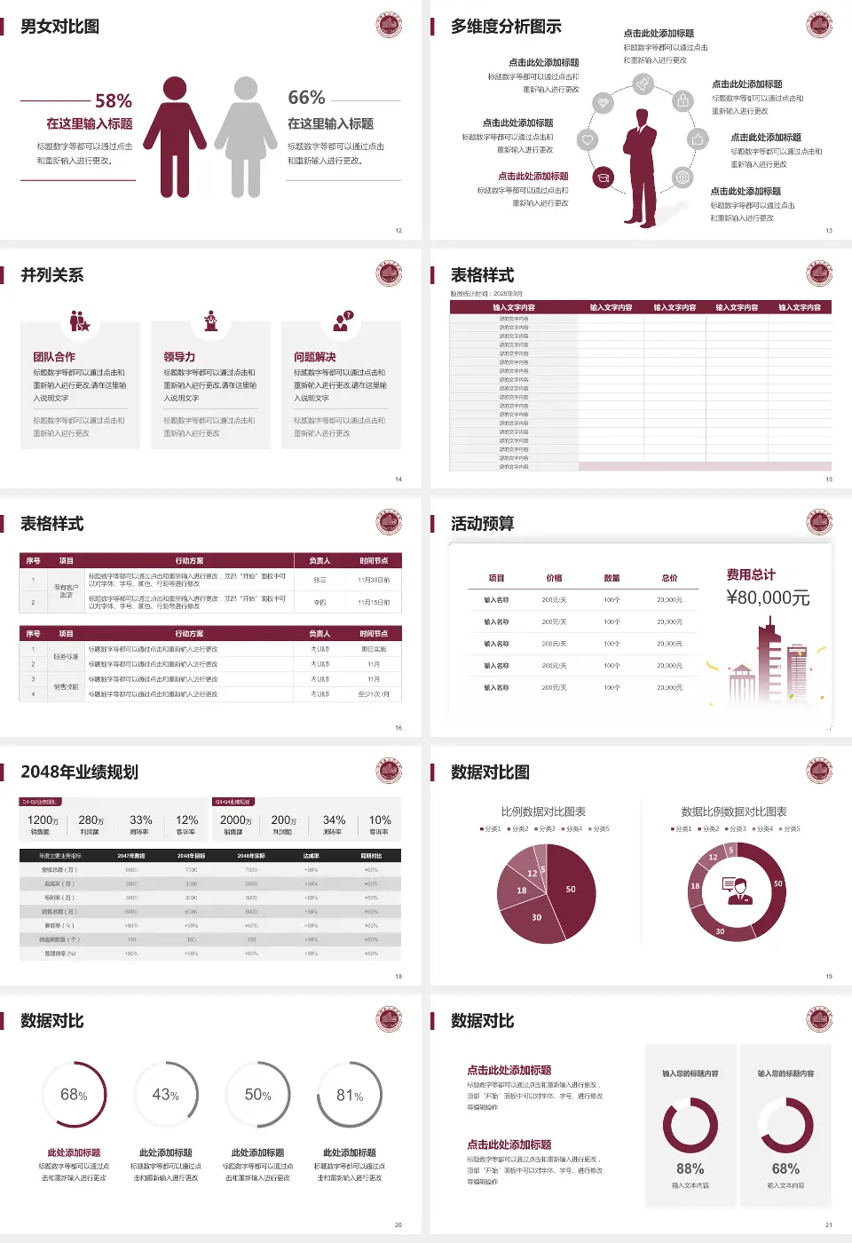 平阳县人民医院财务与预算报告PPT模板16:9格式幻灯片预览图3