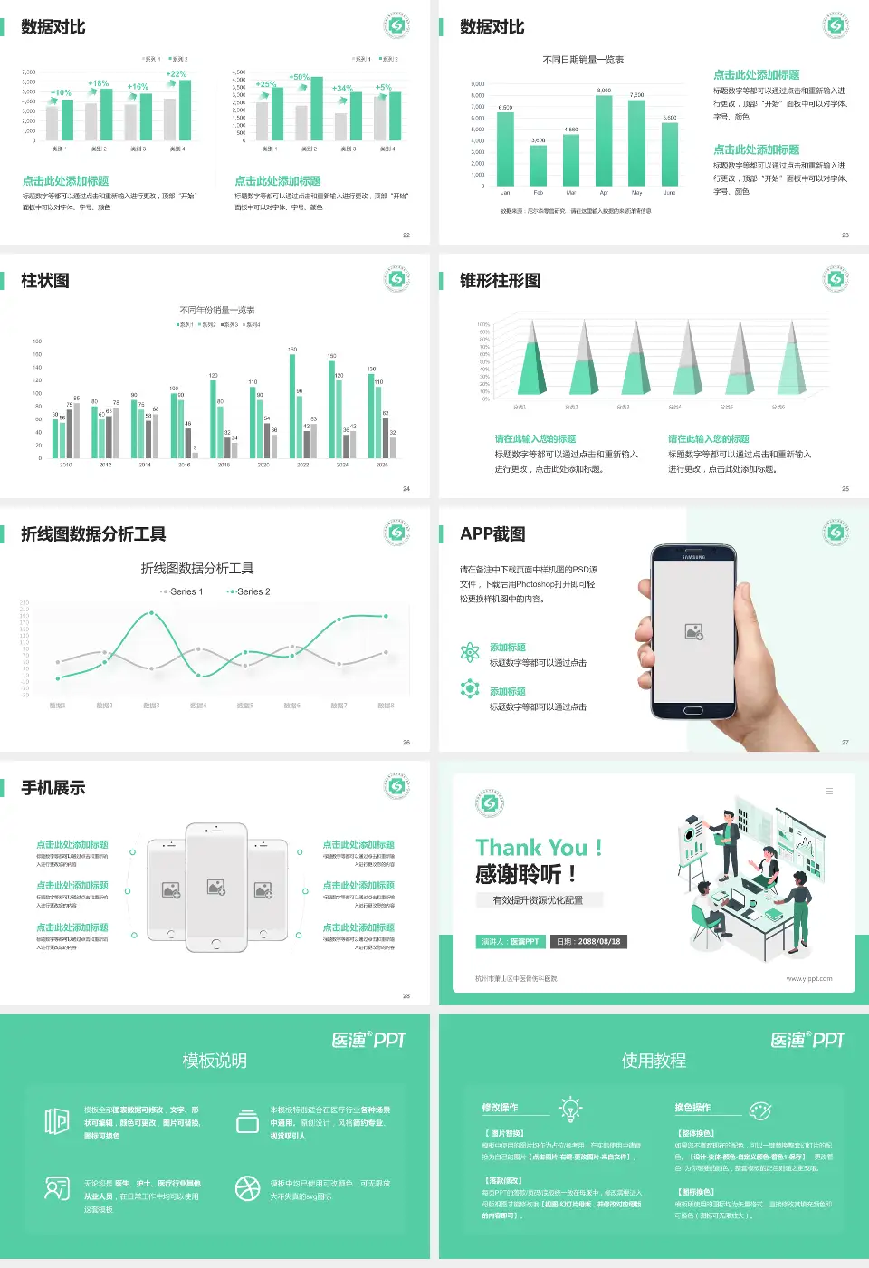 杭州市萧山区中医骨伤科医院财务与预算报告PPT模板16:9格式幻灯片预览图4