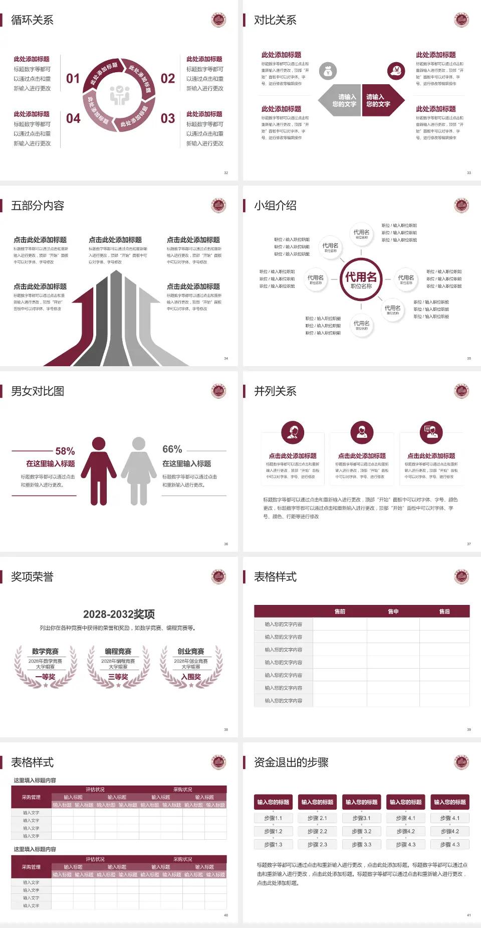 平阳县人民医院医院简介/日常通用PPT模板4:3格式幻灯片预览图5