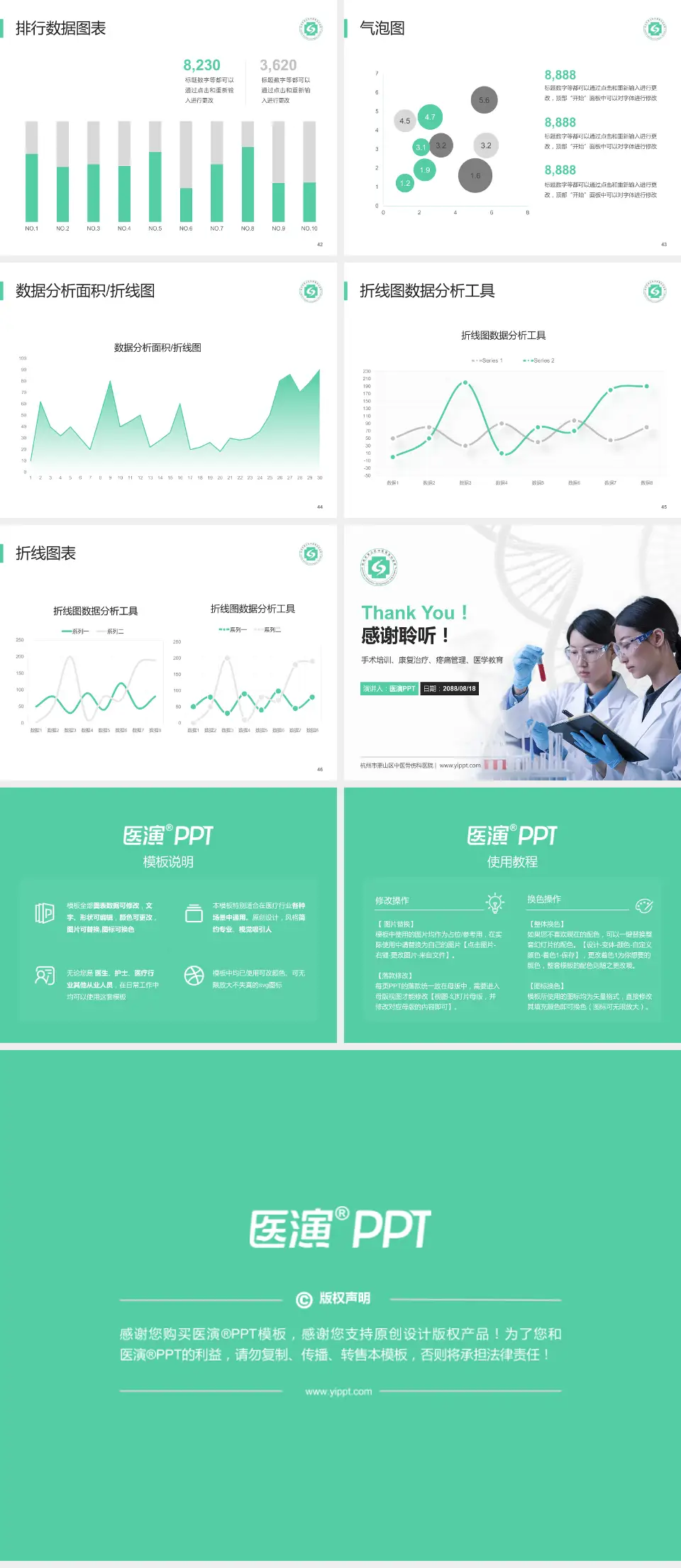 杭州市萧山区中医骨伤科医院科研成果展示PPT模板4:3格式幻灯片预览图6