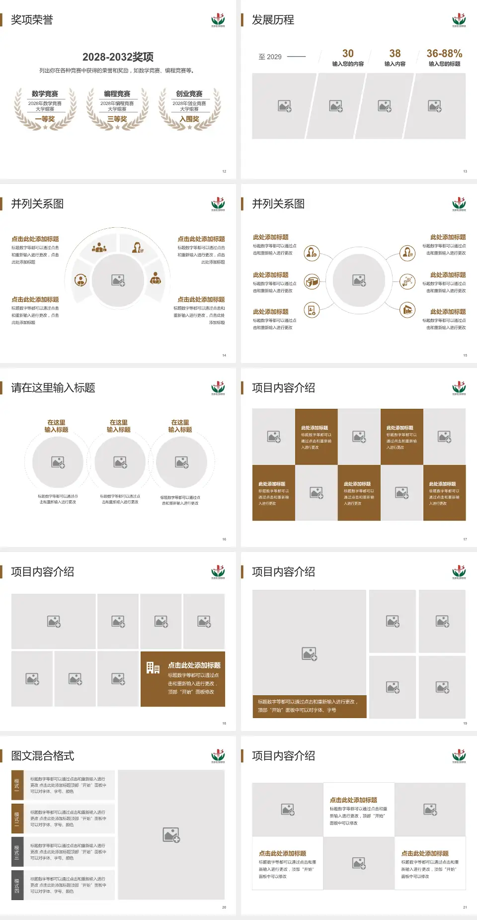 永嘉县中医院护理专业职业生涯规划PPT模板4:3格式幻灯片预览图3