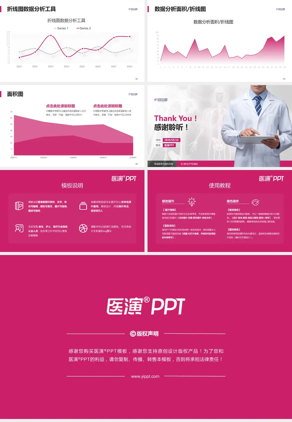 杭州市妇产科医院患者教育与指导PPT模板16:9格式幻灯片预览图7