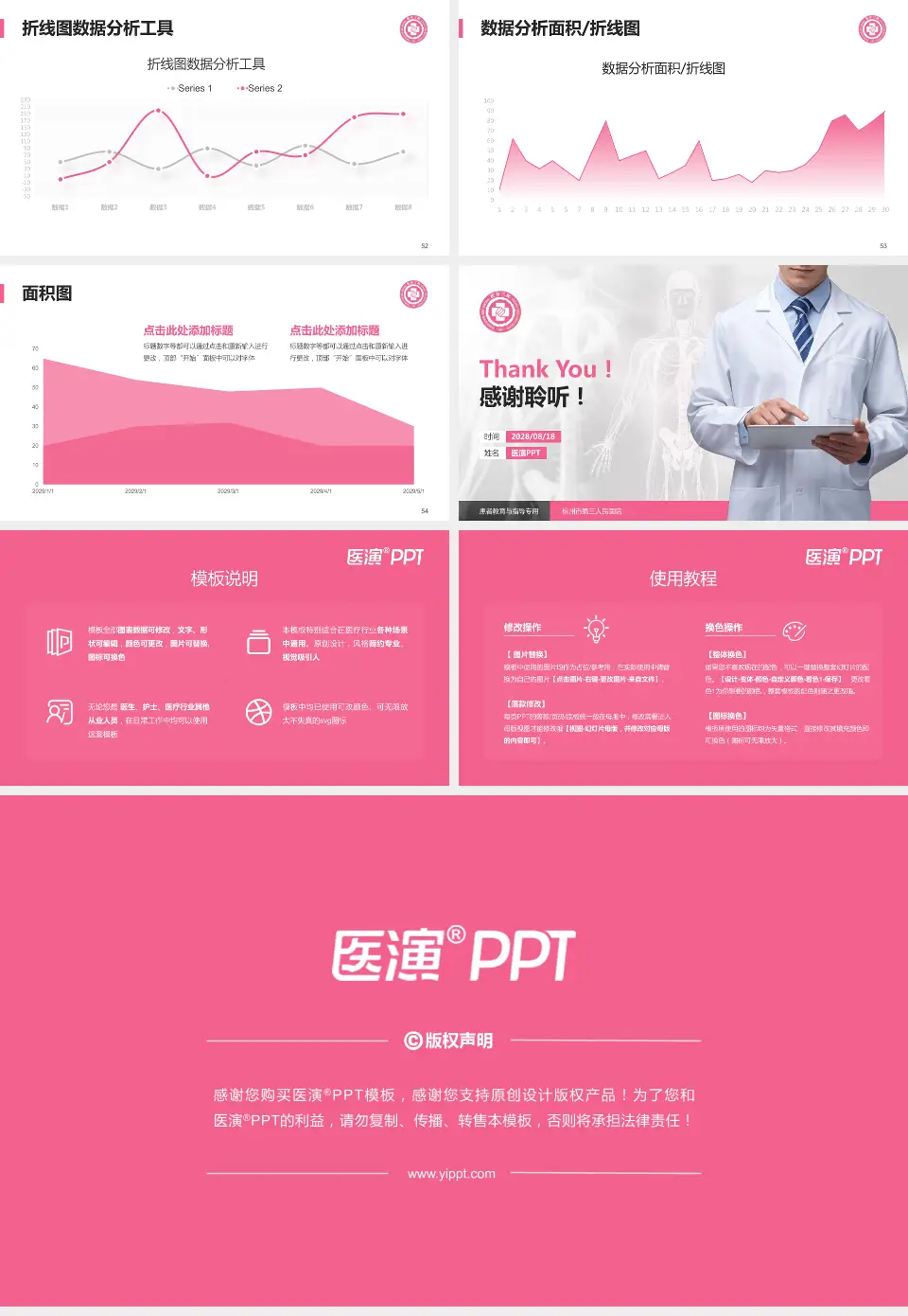 杭州市第三人民医院患者教育与指导PPT模板16:9格式幻灯片预览图7