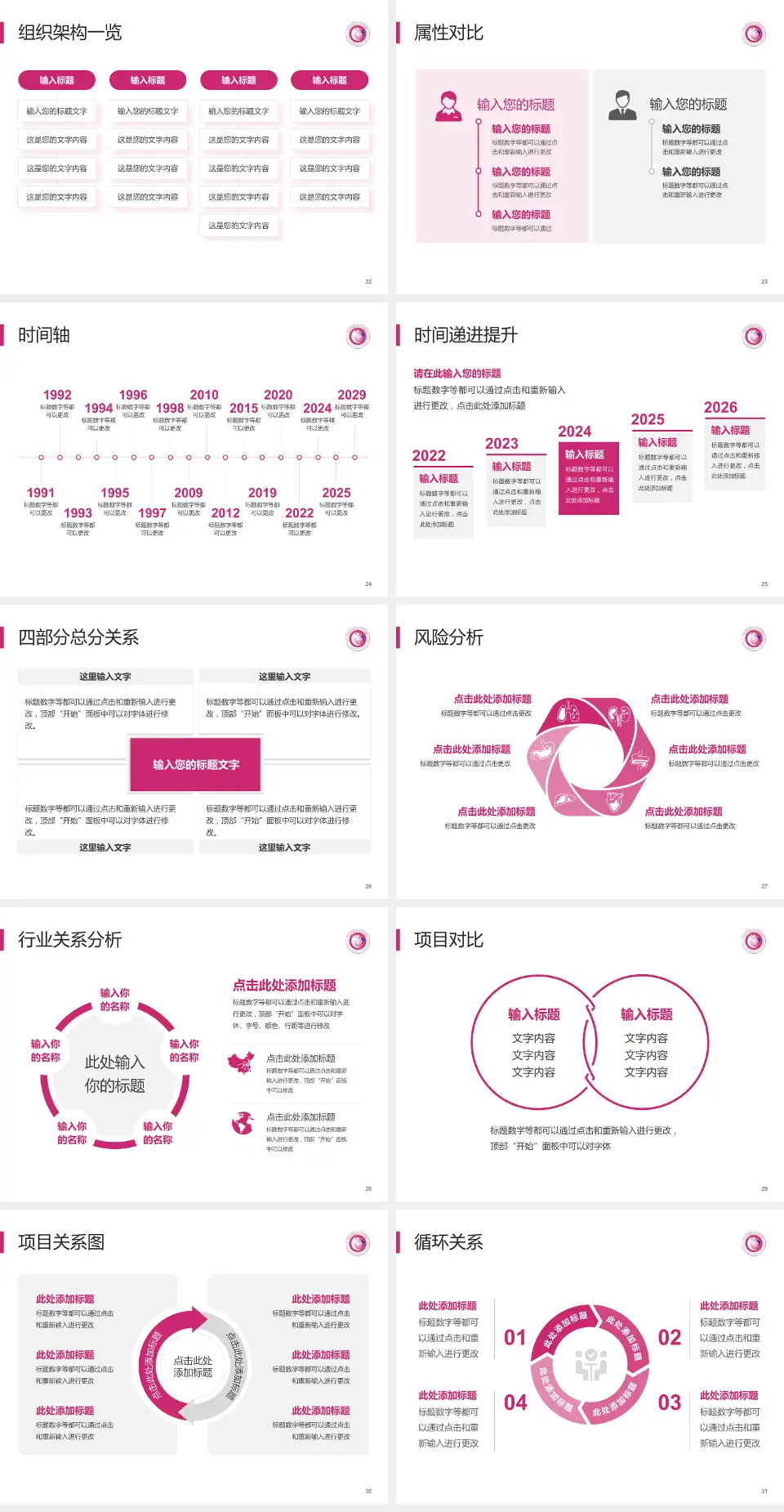 杭州市富阳区妇幼保健院医疗行业比赛专用PPT模板4:3格式幻灯片预览图4
