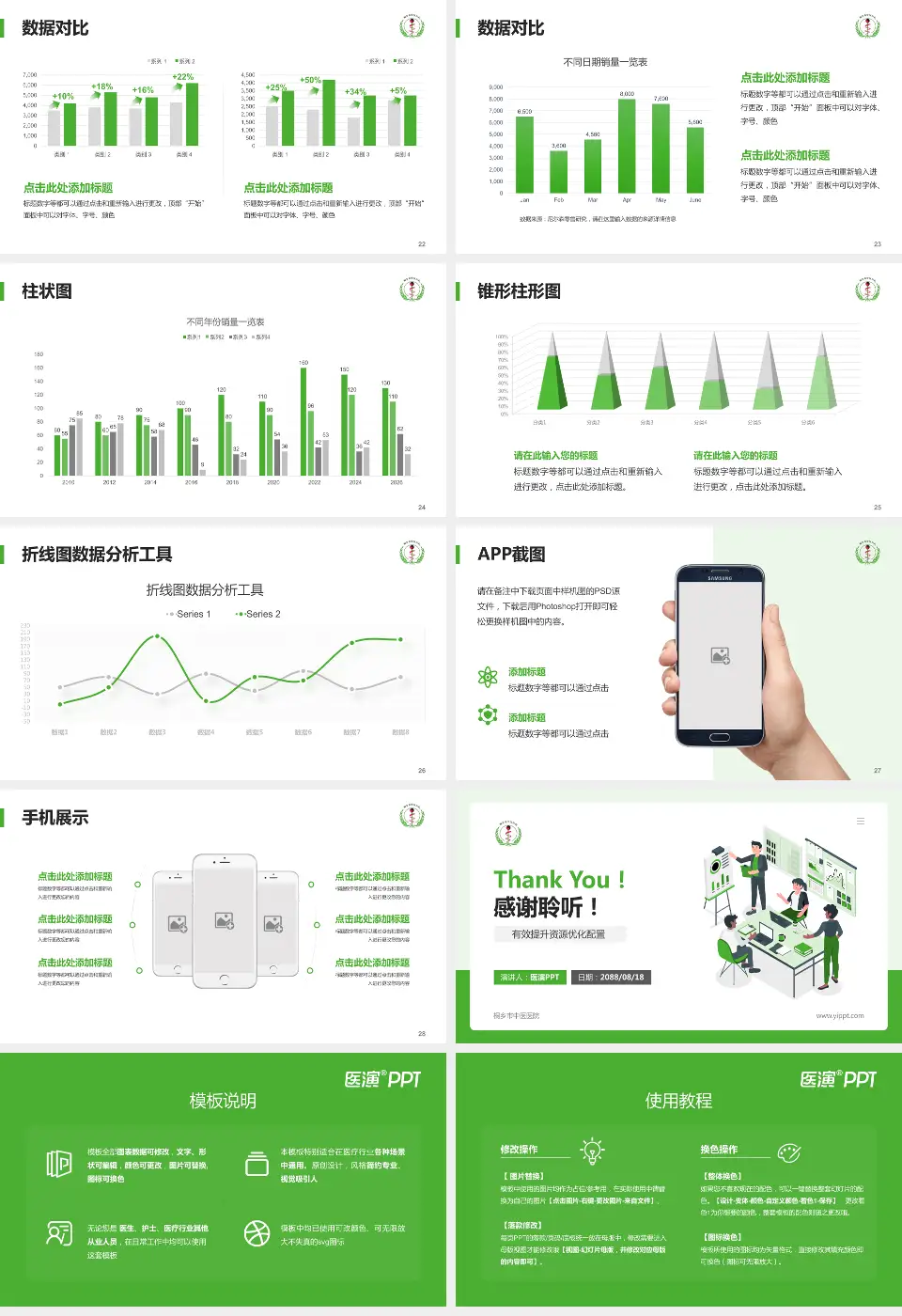 桐乡市中医医院财务与预算报告PPT模板16:9格式幻灯片预览图4