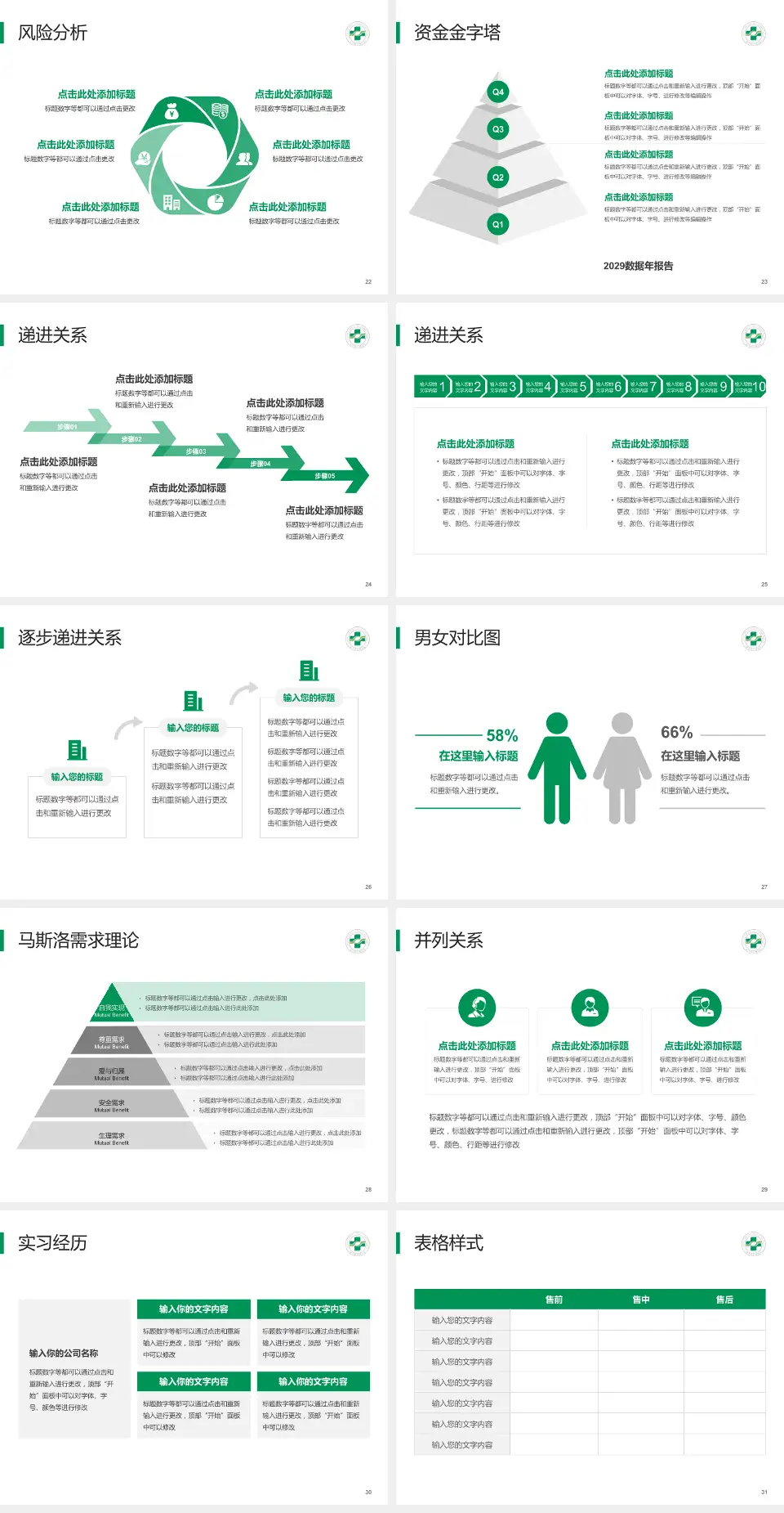 浙江省台州医院项目申请与汇报PPT模板4:3格式幻灯片预览图4