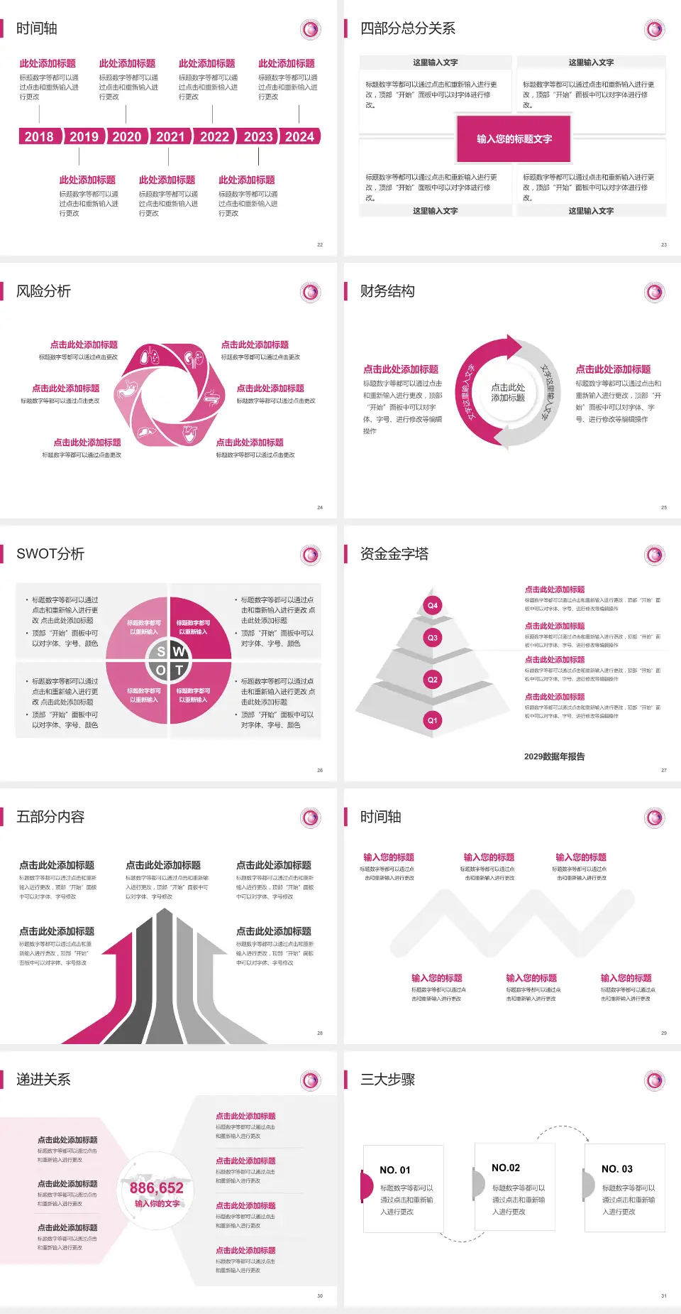 杭州市富阳区妇幼保健院患者教育与指导PPT模板4:3格式幻灯片预览图4