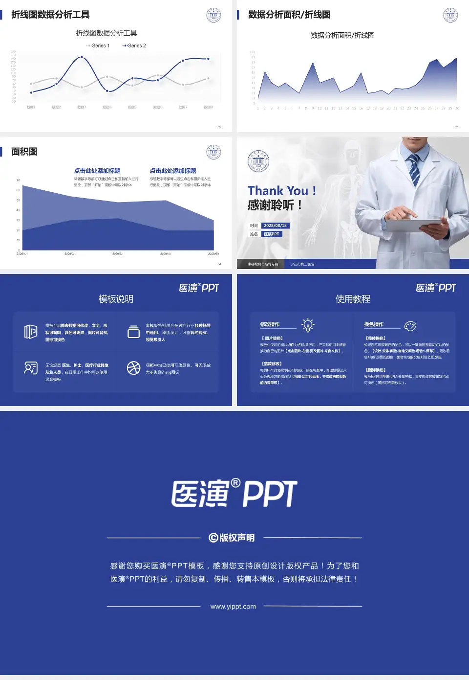 宁波市第二医院患者教育与指导PPT模板16:9格式幻灯片预览图7