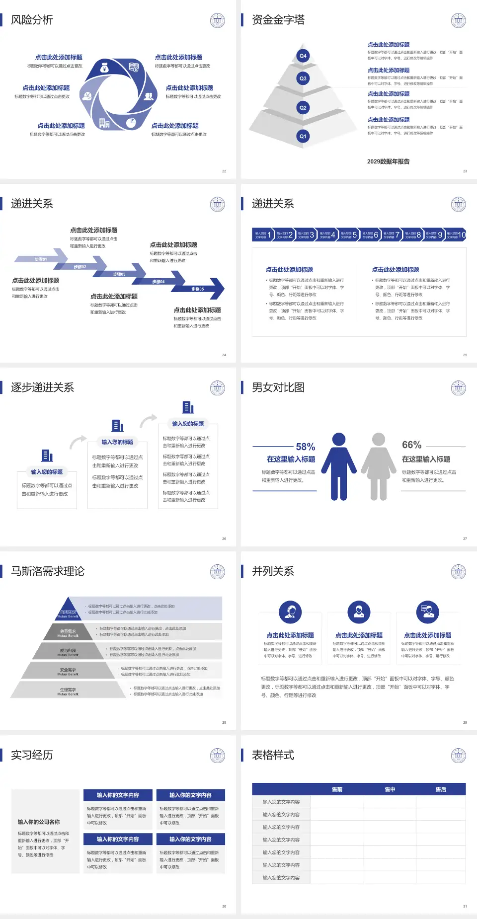 宁波市第二医院项目申请与汇报PPT模板4:3格式幻灯片预览图4