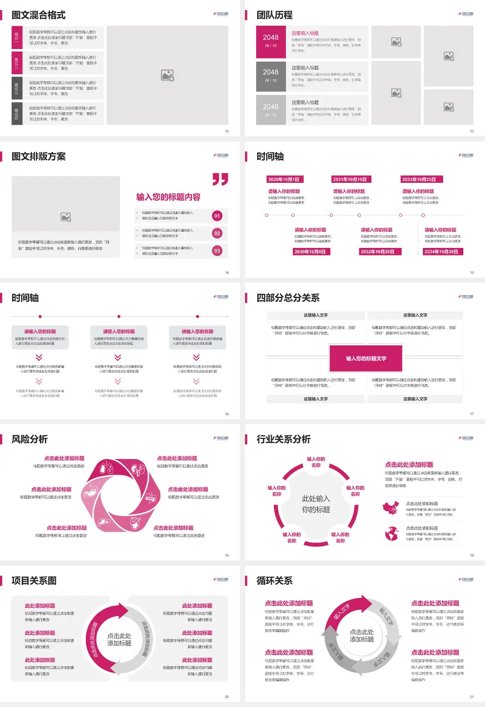 杭州市妇产科医院项目申请与汇报PPT模板16:9格式幻灯片预览图3