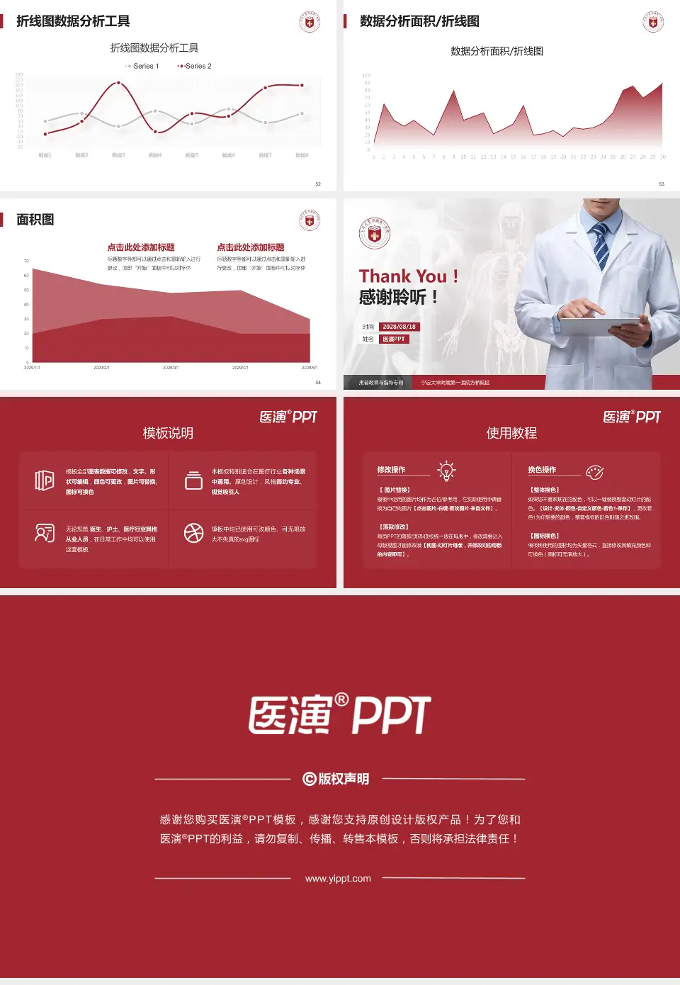 宁波大学附属第一医院方桥院区患者教育与指导PPT模板16:9格式幻灯片预览图7