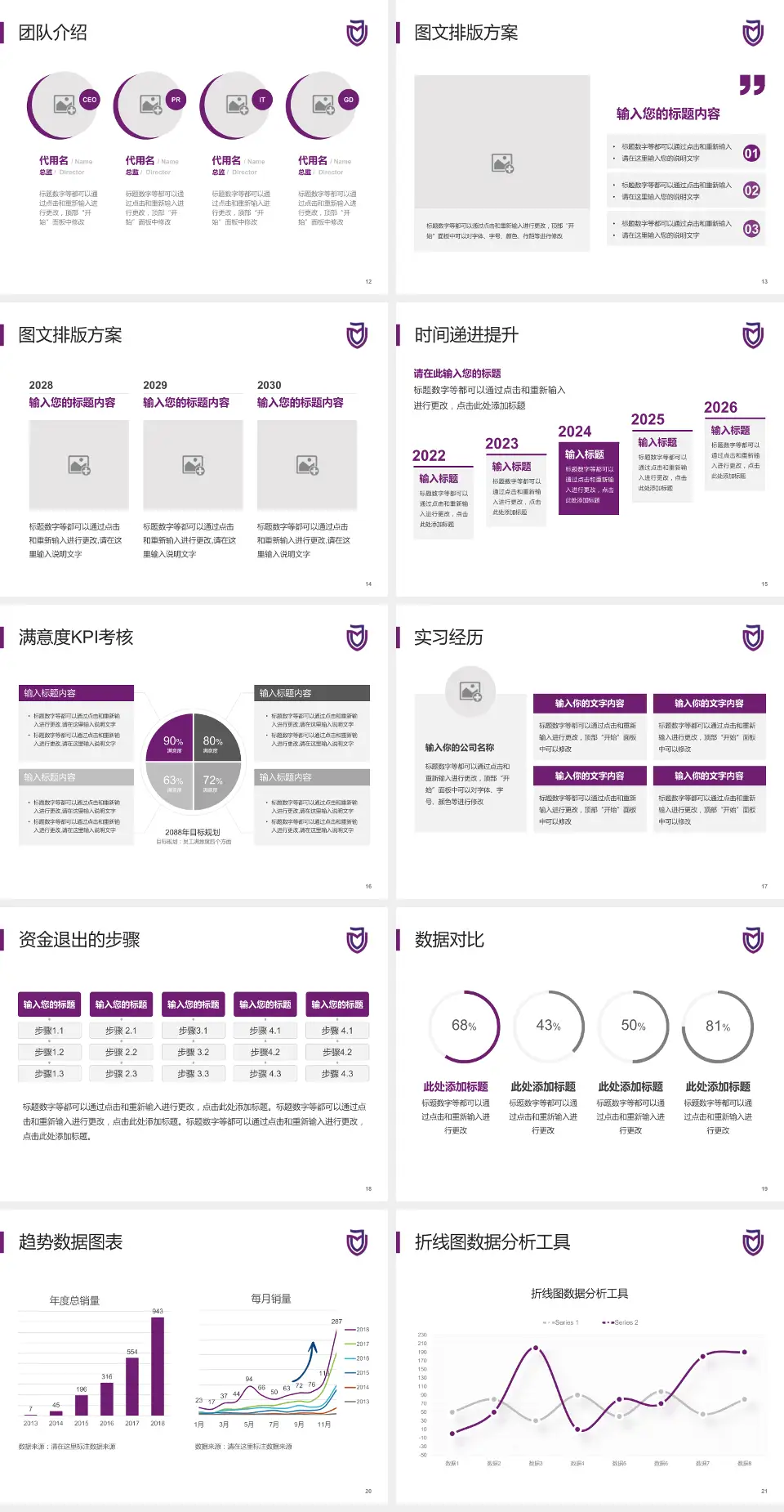 建德市第一人民医院培训与教育PPT模板4:3格式幻灯片预览图3