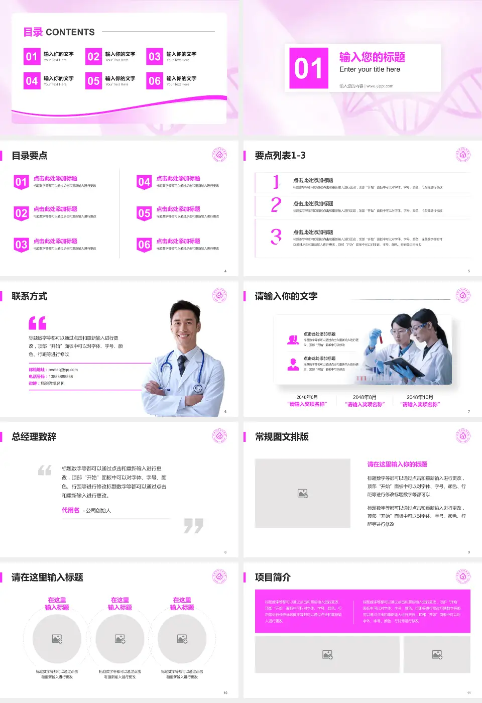 永康市妇幼保健院项目申请与汇报PPT模板16:9格式幻灯片预览图2