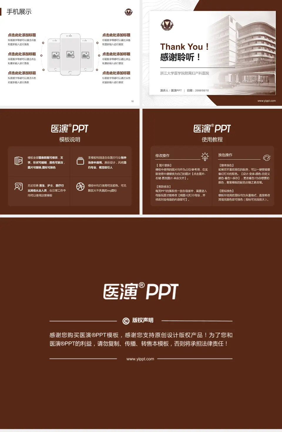 浙江大学医学院附属妇产科医院医院管理报告PPT模板4:3格式幻灯片预览图7