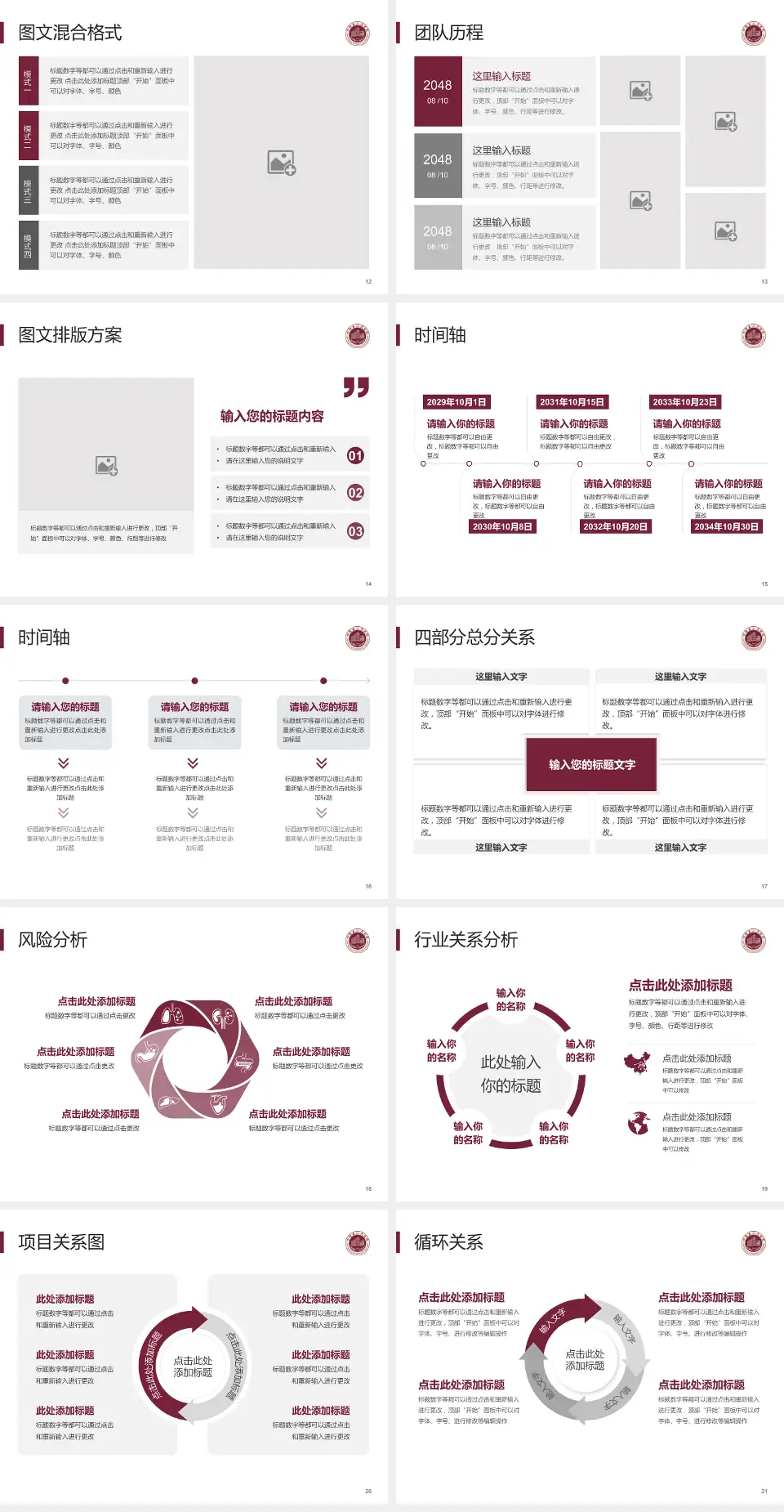平阳县人民医院项目申请与汇报PPT模板4:3格式幻灯片预览图3