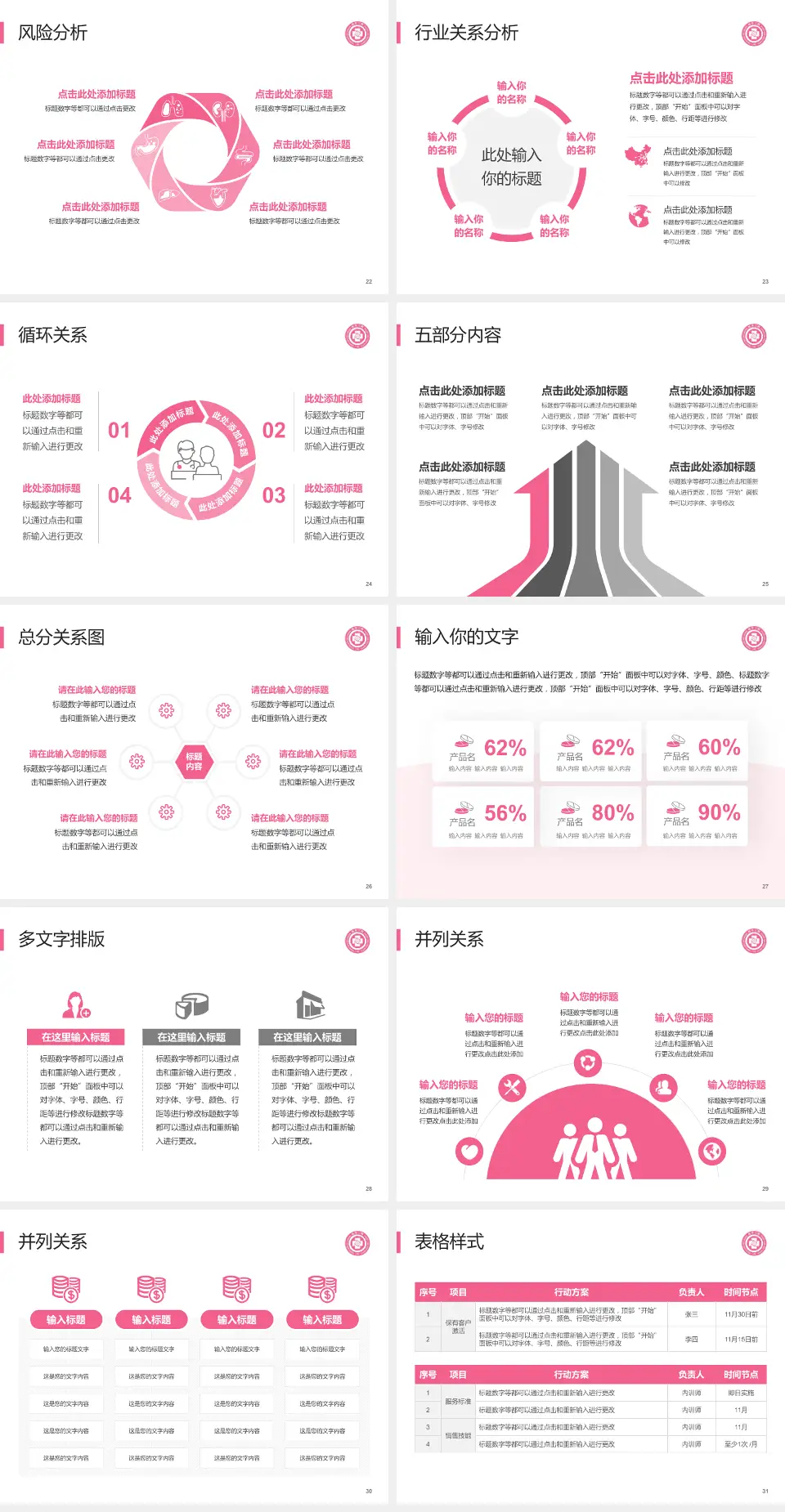 杭州市第三人民医院科室介绍与推广PPT模板4:3格式幻灯片预览图4
