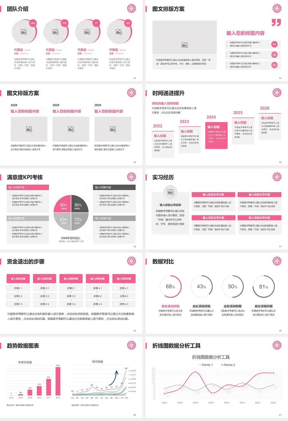 杭州市第三人民医院培训与教育PPT模板16:9格式幻灯片预览图3