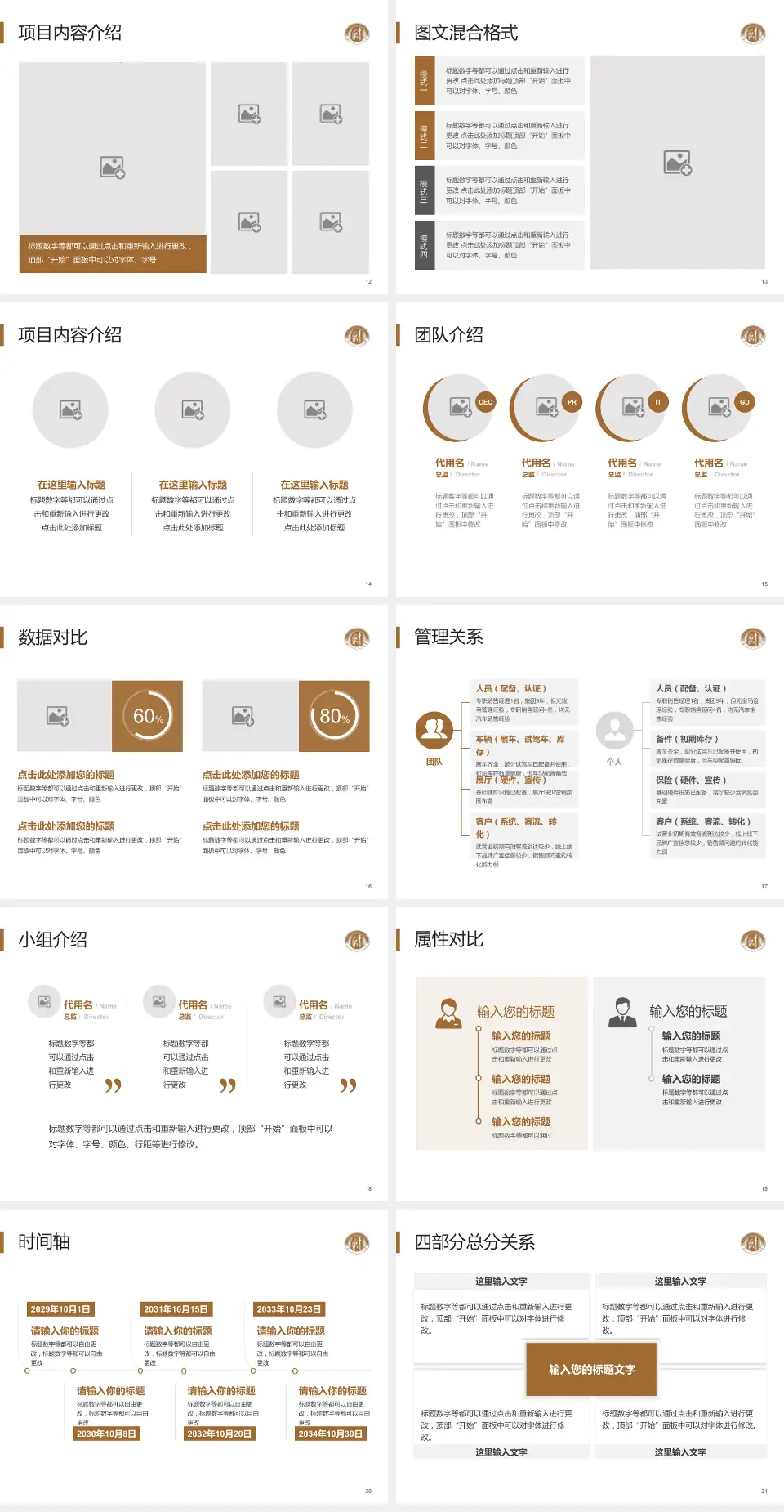 杭州市红十字会医院科室介绍与推广PPT模板4:3格式幻灯片预览图3