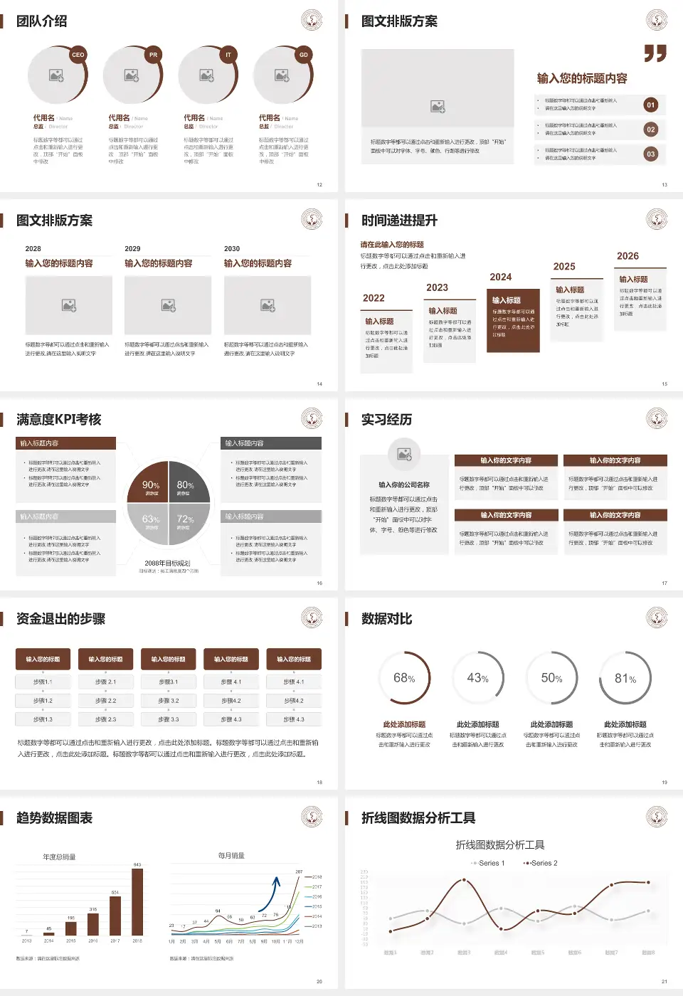 浙江中医药大学附属第三医院培训与教育PPT模板16:9格式幻灯片预览图3
