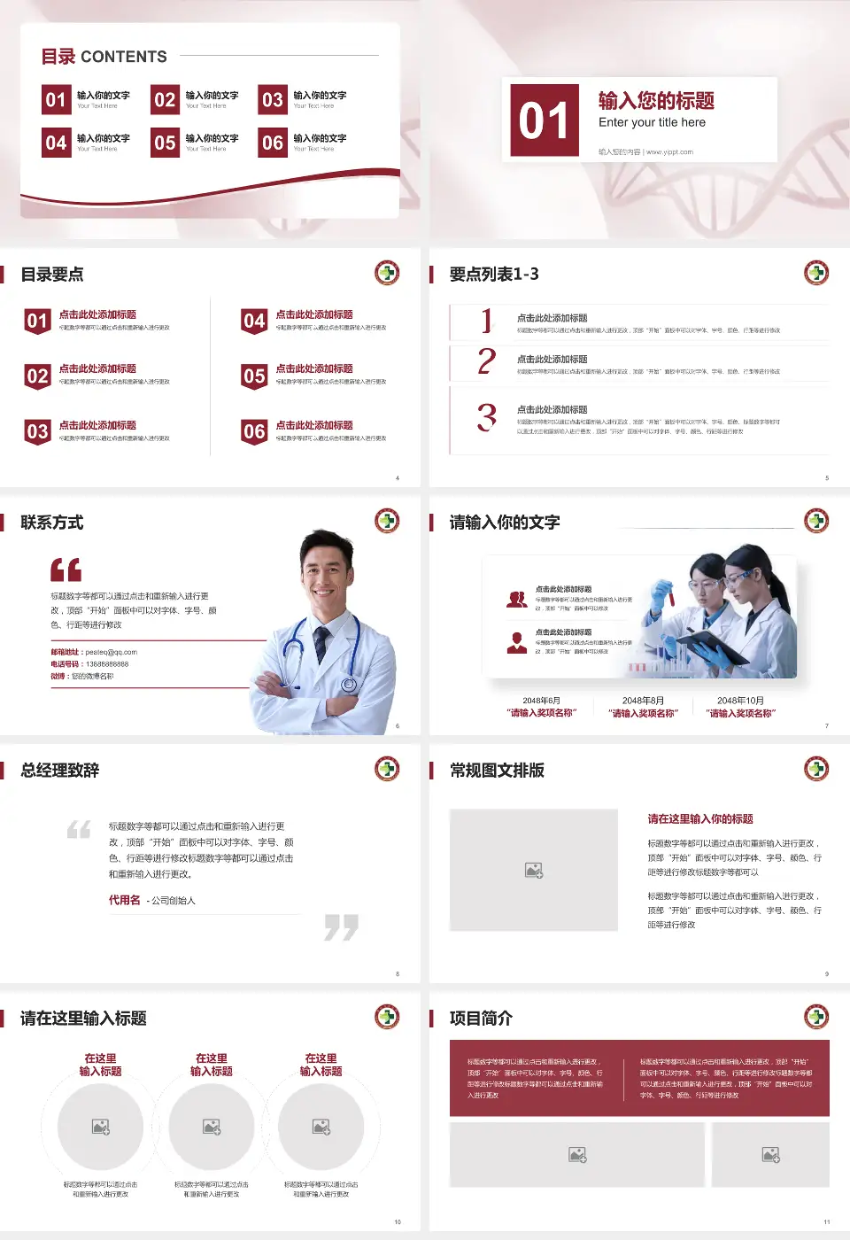 浙江中医药大学附属温州中医院项目申请与汇报PPT模板16:9格式幻灯片预览图2