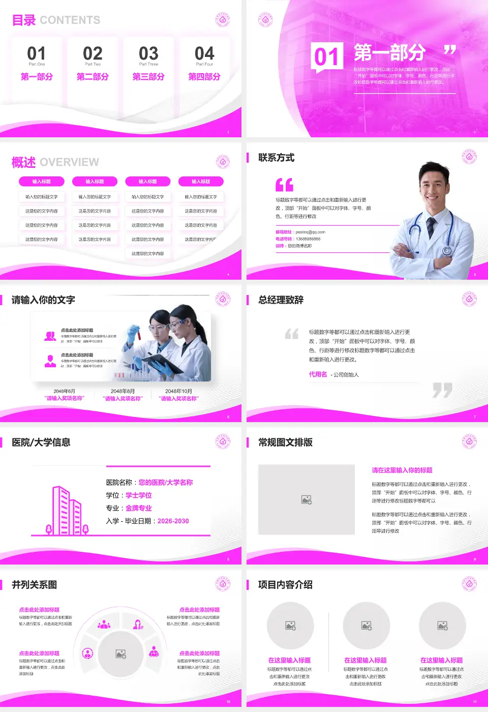 永康市妇幼保健院会议与研讨会PPT模板16:9格式幻灯片预览图2