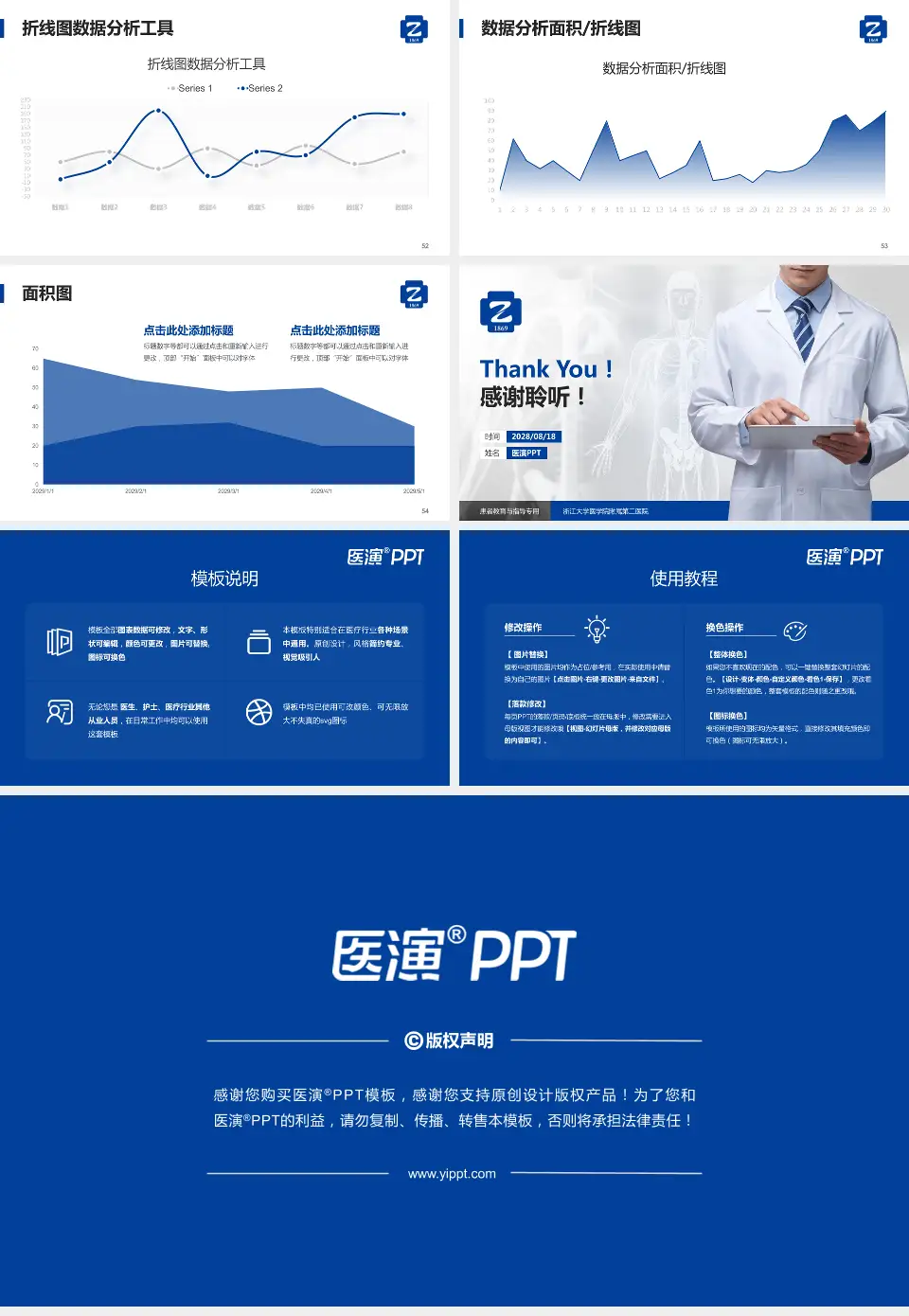 浙江大学医学院附属第二医院患者教育与指导PPT模板16:9格式幻灯片预览图7
