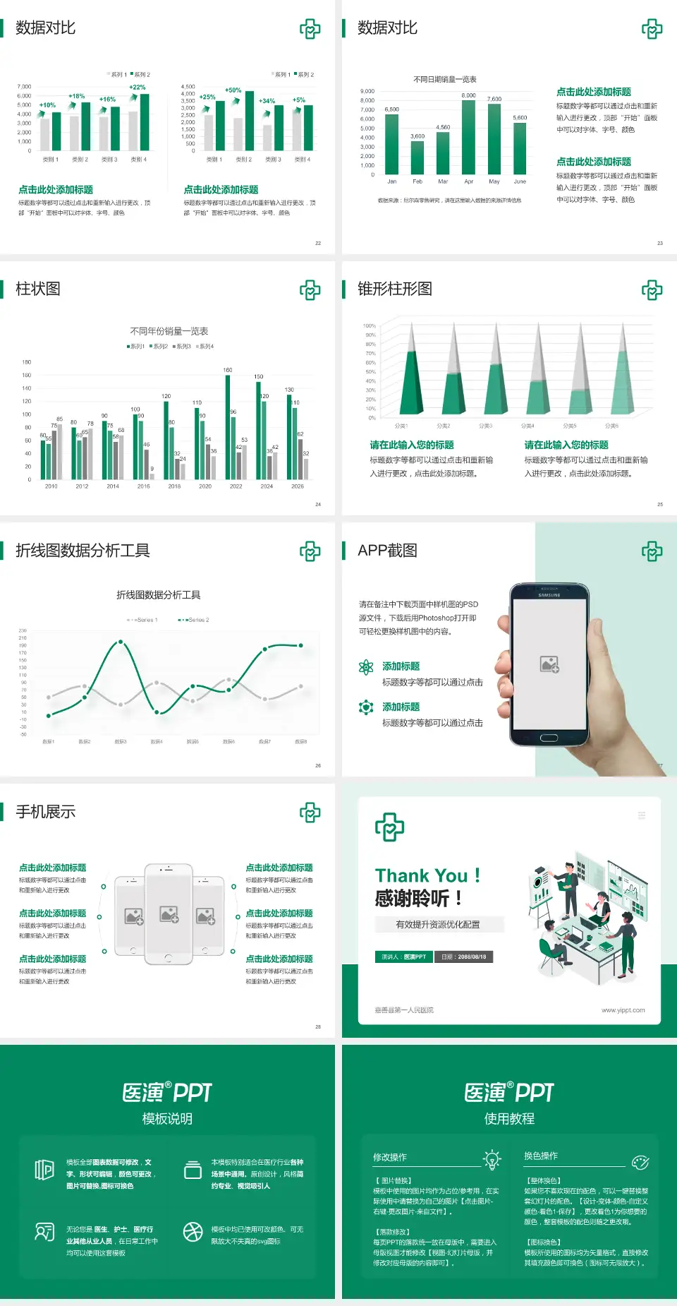 嘉善县第一人民医院财务与预算报告PPT模板4:3格式幻灯片预览图4